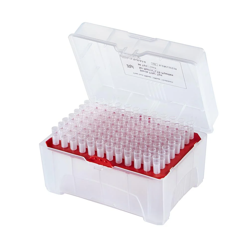 PosiStop Filter Pipette tip, 20ul, Low-retention, Sterile, graduated, 96/rack, 10 racks box, 10 boxes case