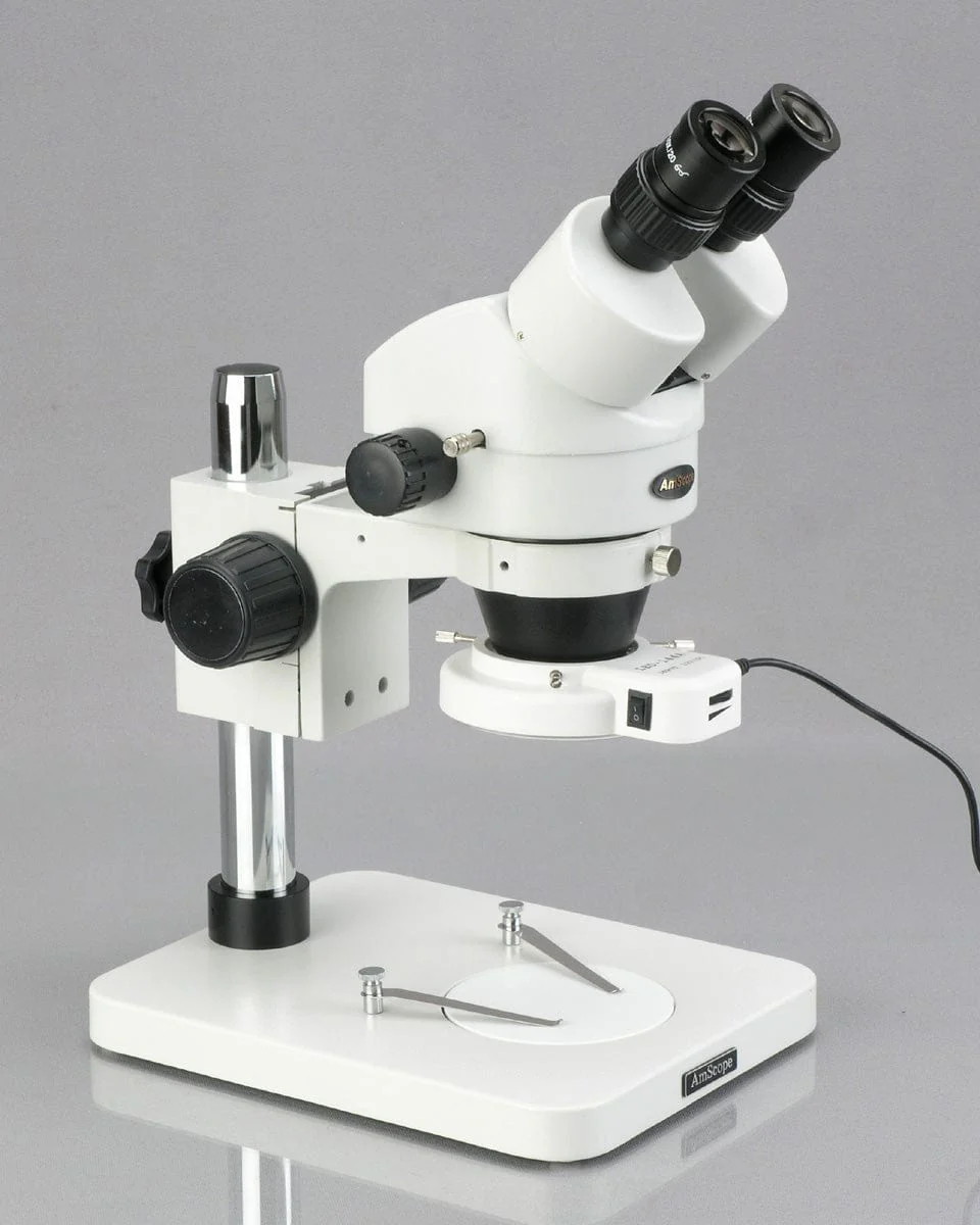 3.5X-45X Inspection Dissecting Zoom Power Stereo Microscope with 64-LED Light - Image 3