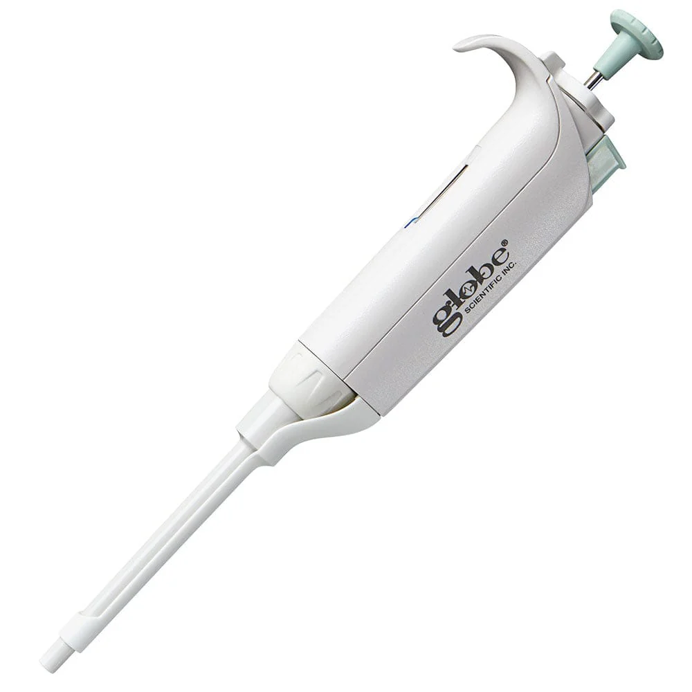 Pipette, Diamond PosiStop, Fully Autoclavable, Adjustable volume, 20 - 200ul, Green