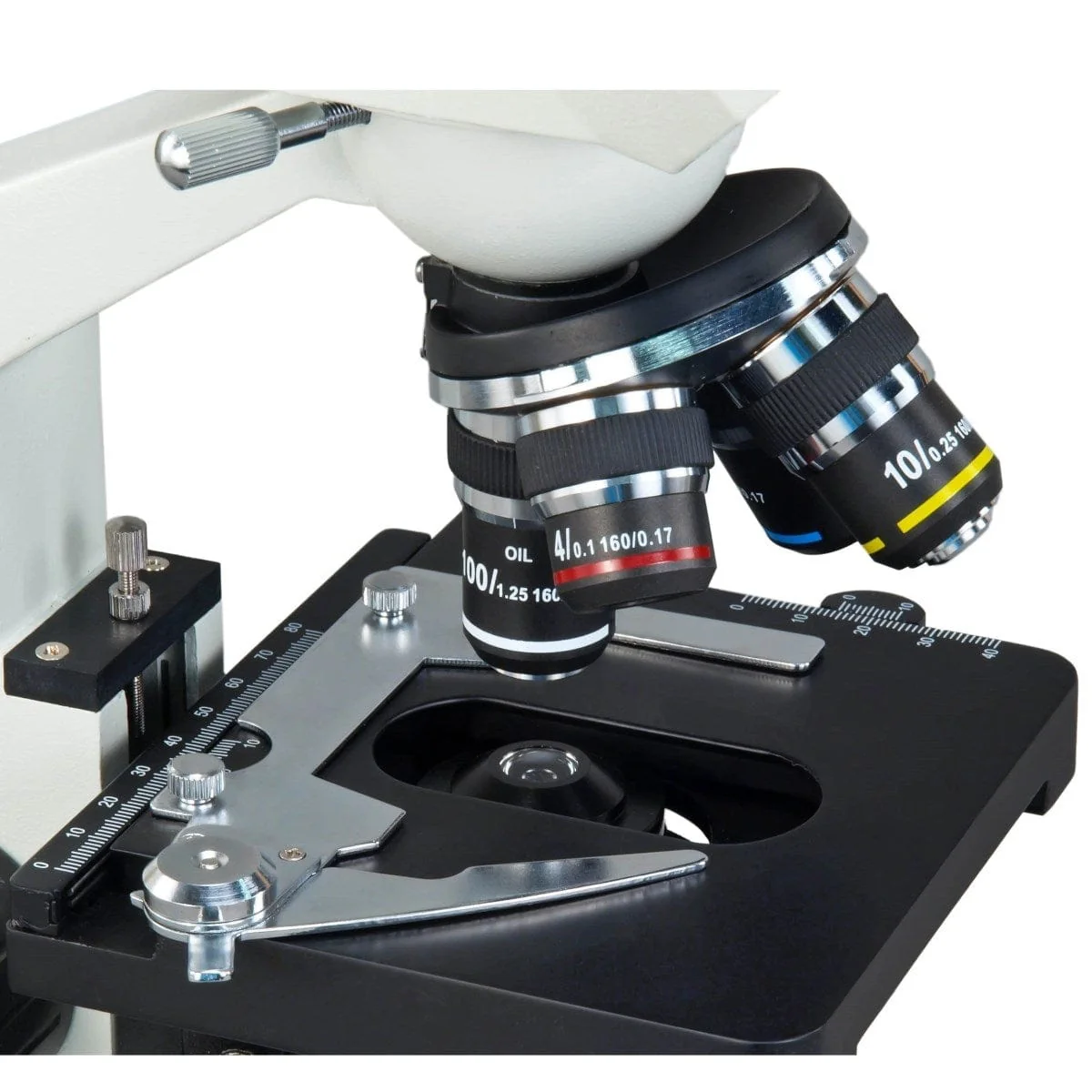 Omax MD82EZ Series Digital Integrated Compound Microscope 40X-2500X Magnification with 1.3MP Integrated Camera LED Illumination - Image 4
