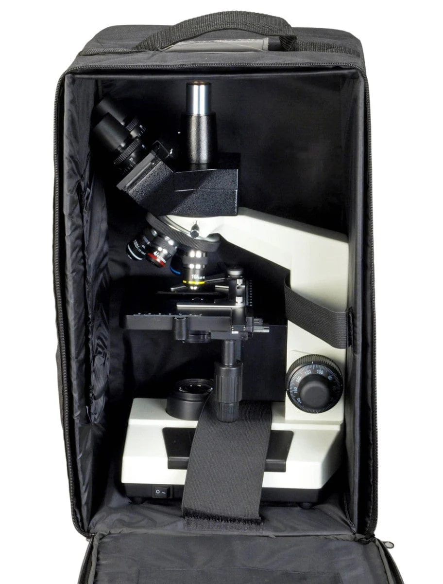 Large Vinyl Carrying Case for Microscopes with Handle and Straps - Image 5
