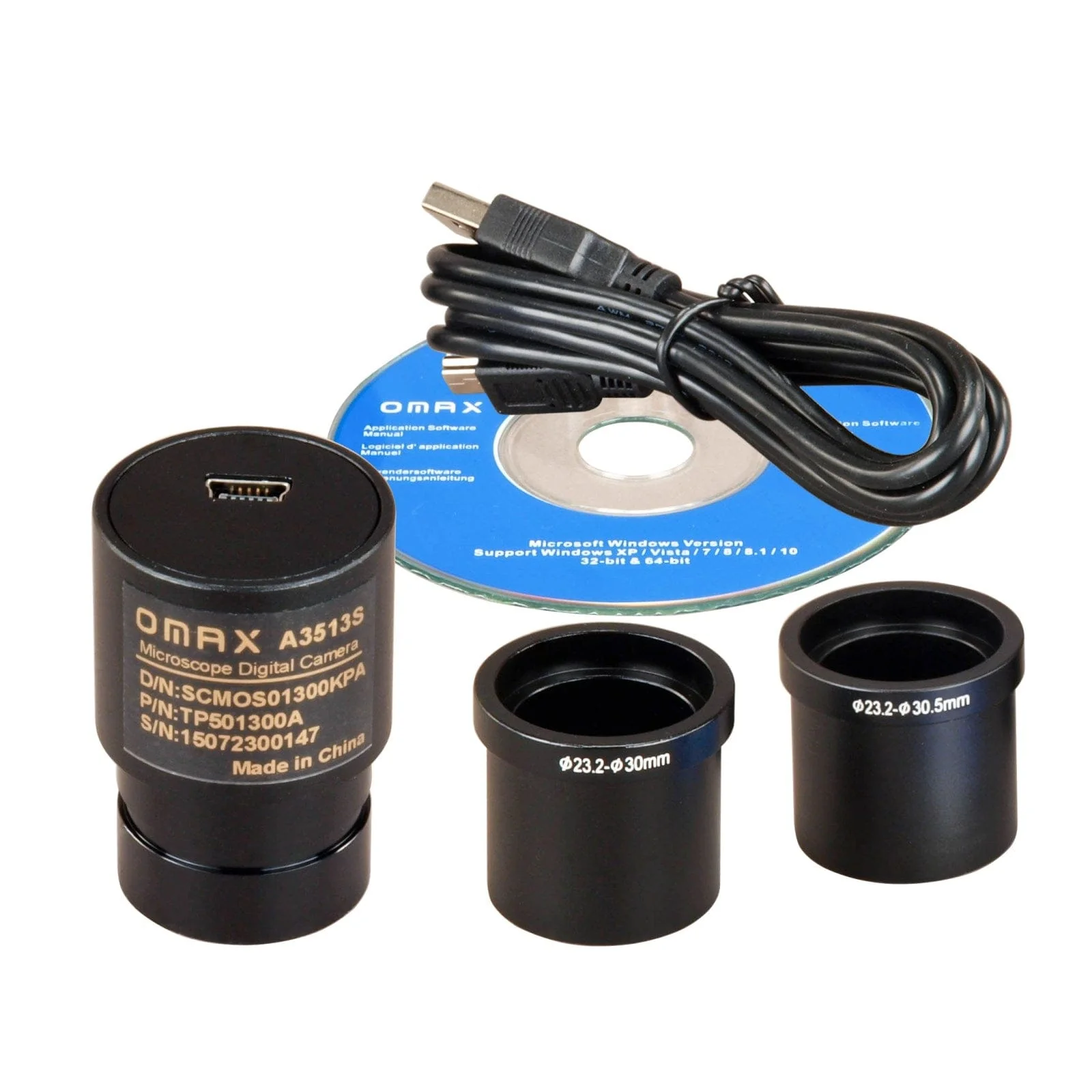 OMAX 1.3MP USB 2.0 Digital Eyepiece Camera for Microscopes