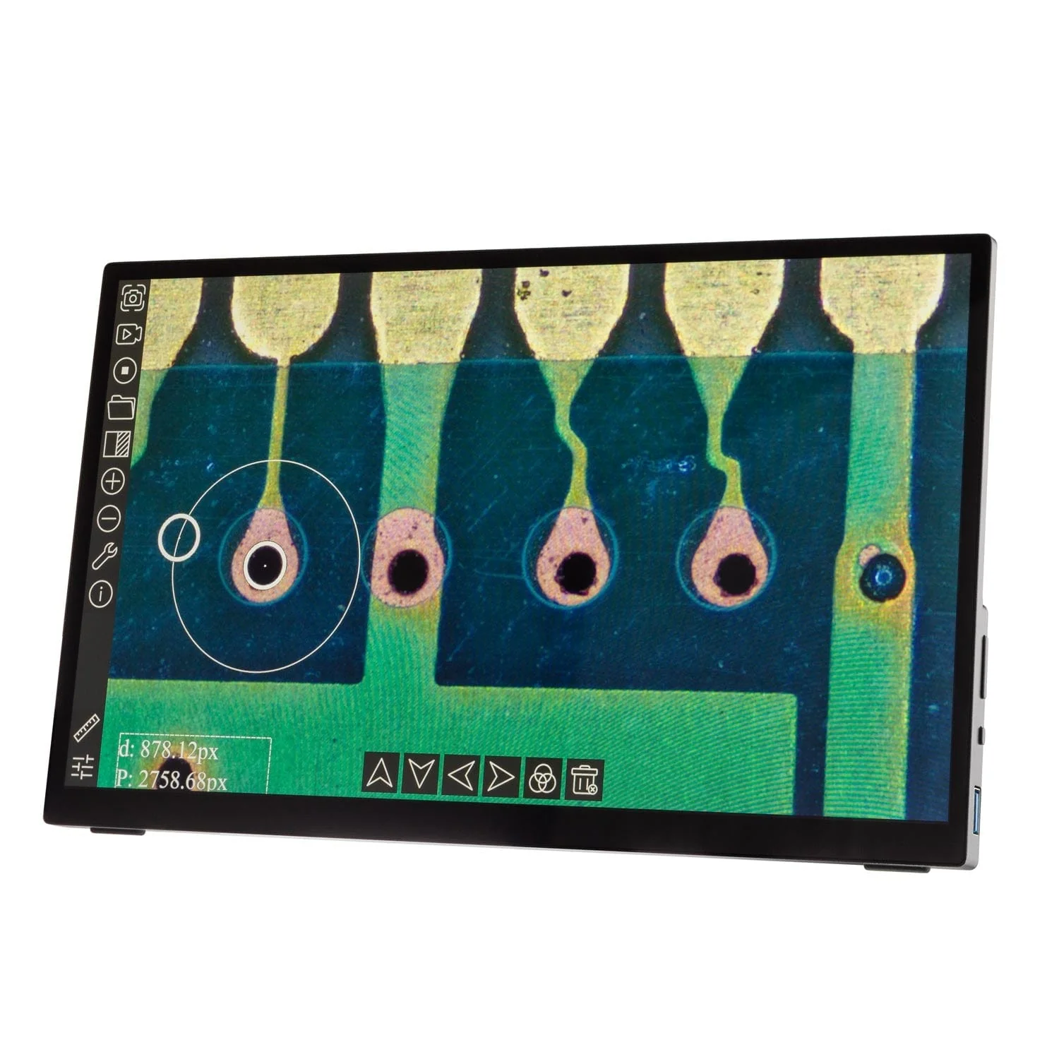 4K Touch Control Video System for Microscopes with 13.3" Screen - Image 2