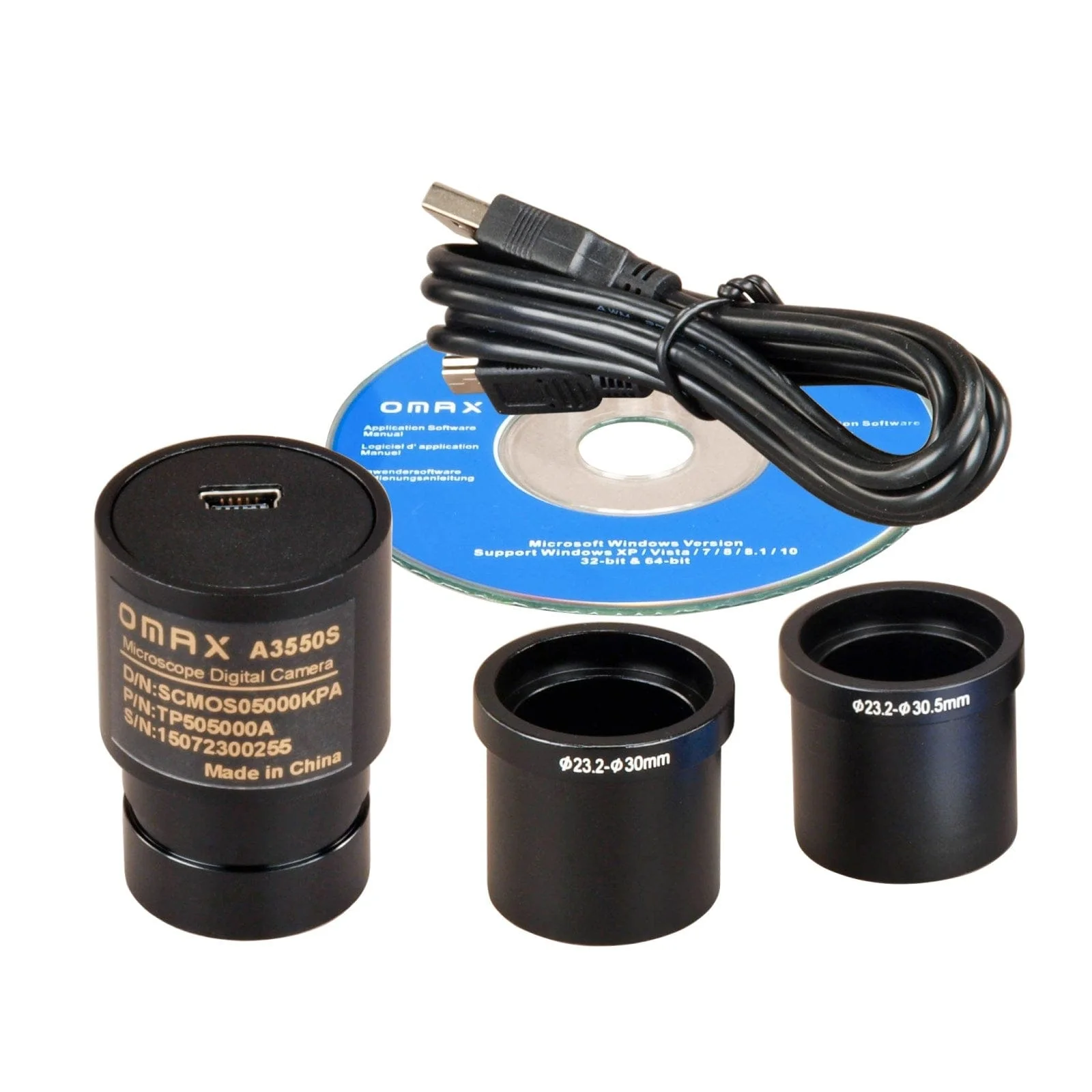 OMAX 5MP USB 2.0 Digital Eyepiece Camera for Microscopes