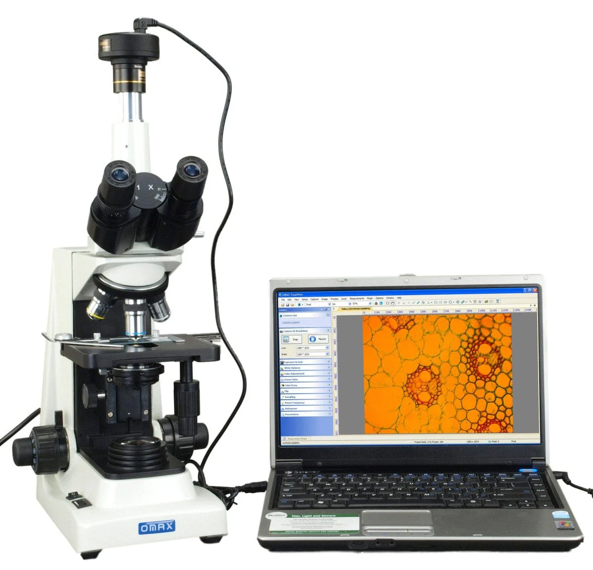 OMAX 5MP USB 2.0 C-Mount Microscope Camera for Windows, Mac OS, and Linux - Image 6