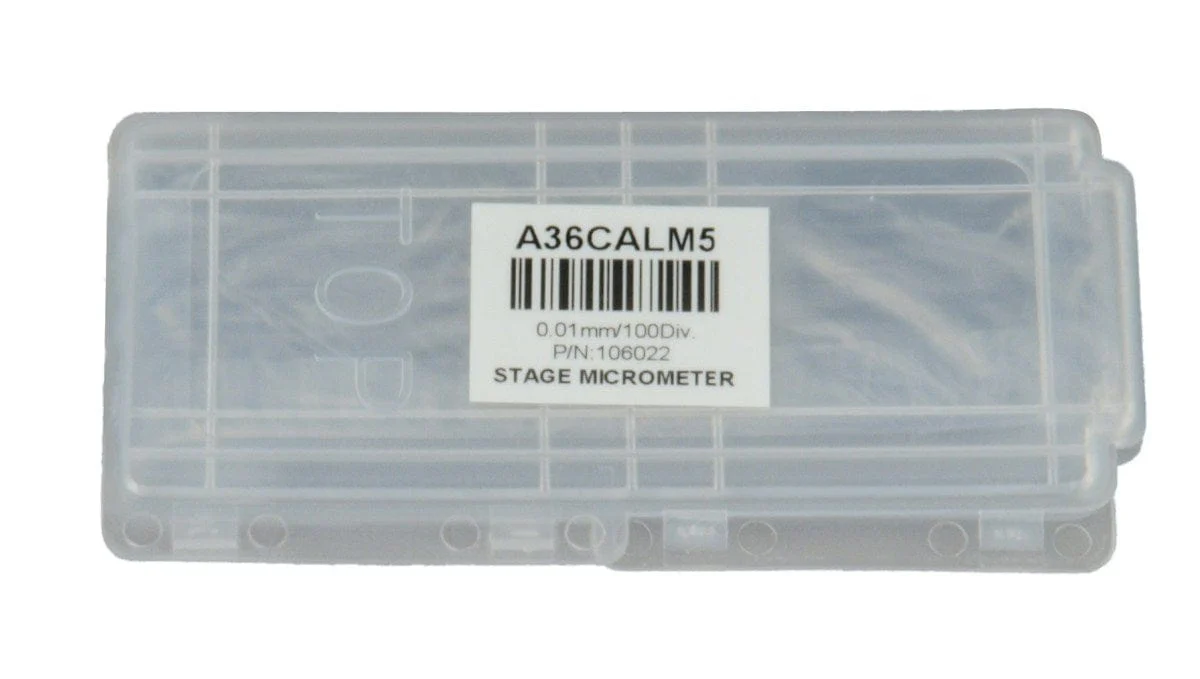 X-Y 0.01mm Aluminum Microscope Calibration Slide - Image 3