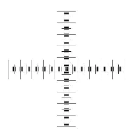 X-Y 0.01mm Aluminum Microscope Calibration Slide - Image 4