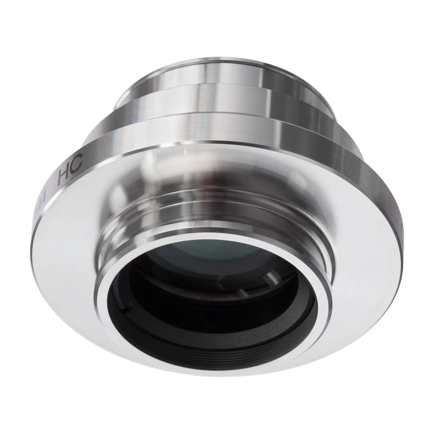 AmScope 0.55X Magnification Stainless Steel C-mount Camera Adapter for Leica Microscopes - Image 2