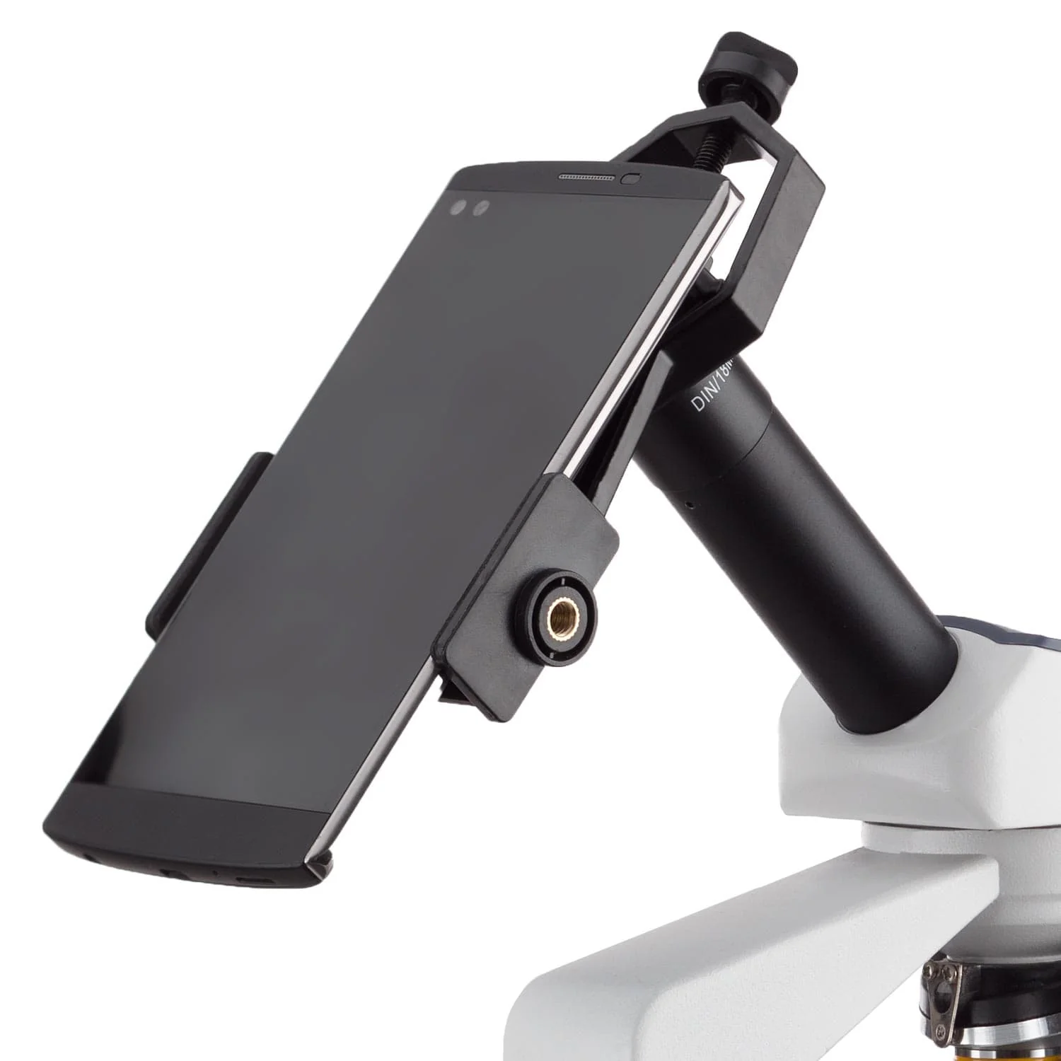 AmScope Eyepiece Mounted Mobile Device Mount for Microscopes & Telescopes - Image 3
