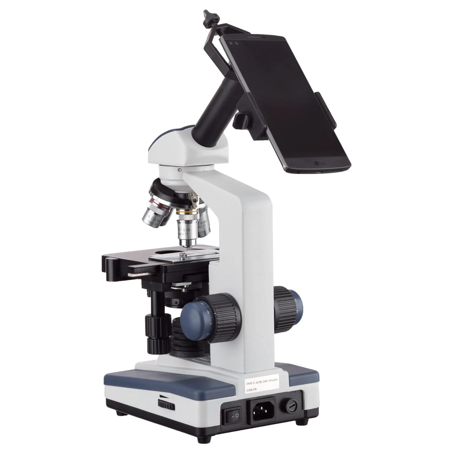 AmScope Eyepiece Mounted Mobile Device Mount for Microscopes & Telescopes - Image 4