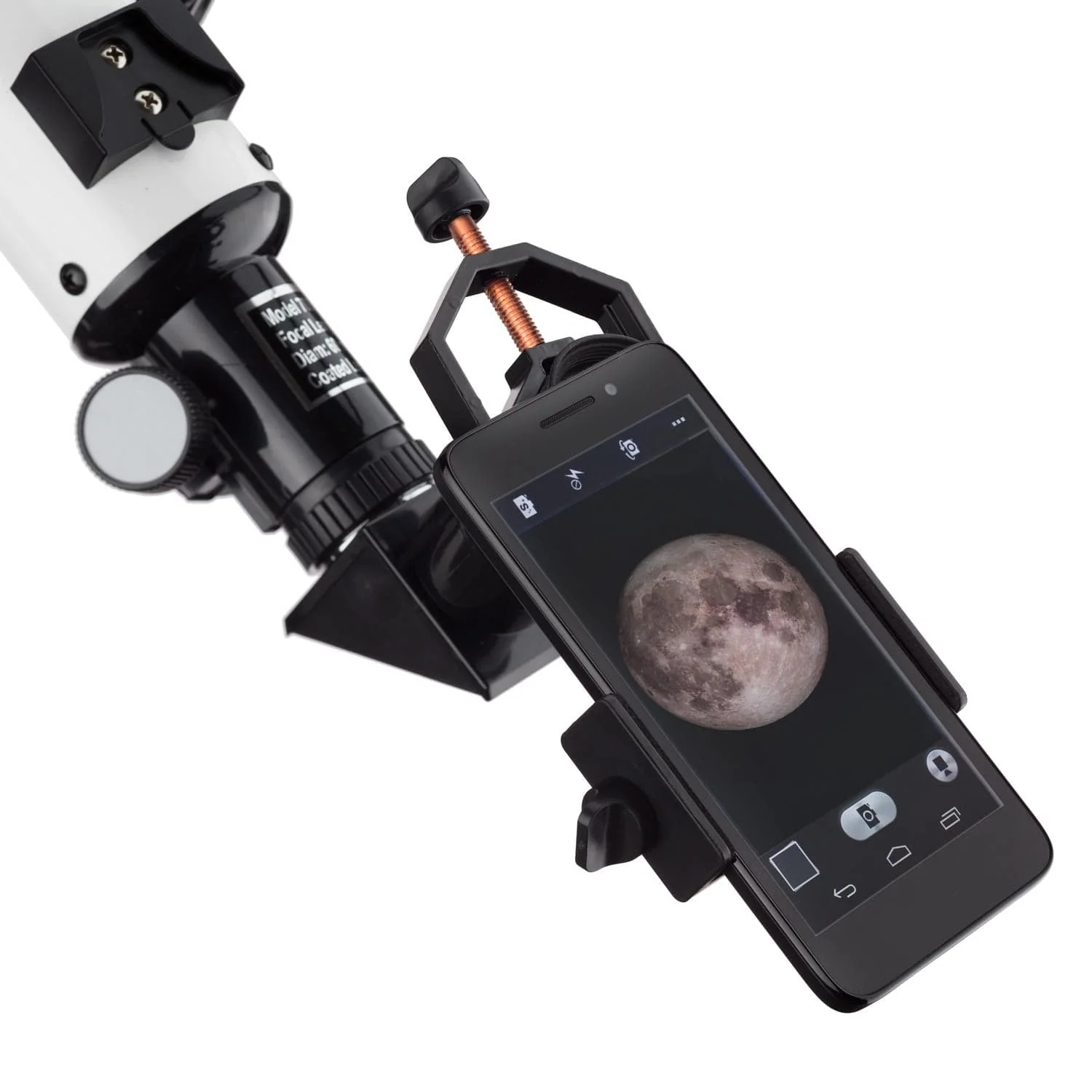 AmScope Eyepiece Mounted Mobile Device Mount for Microscopes & Telescopes - Image 5