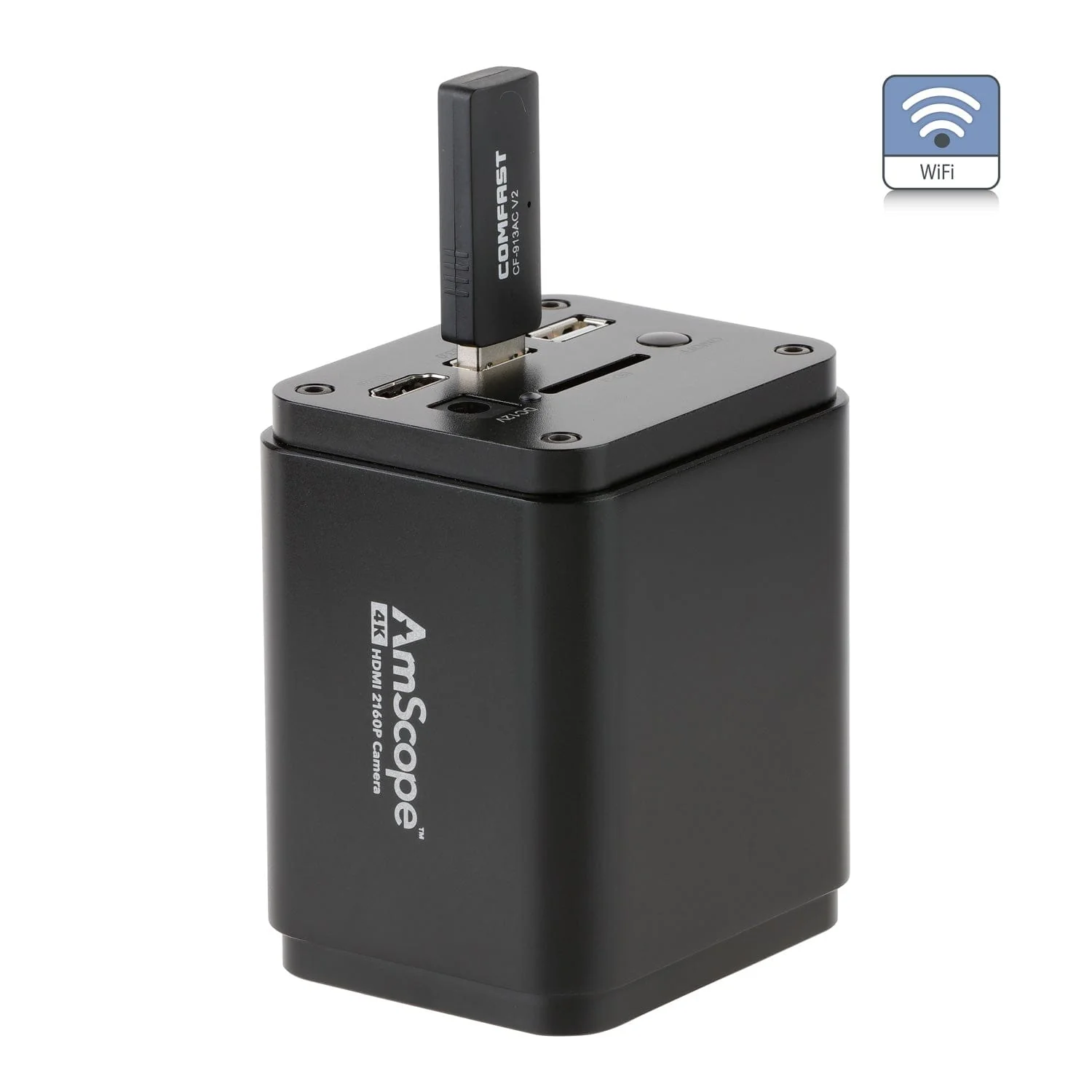 AmScope AF Series Auto-focus 4K 8.3MP HDMI, Wi-Fi Color CMOS C-mount Microscope Camera for Stand-alone and PC Imaging - Image 4