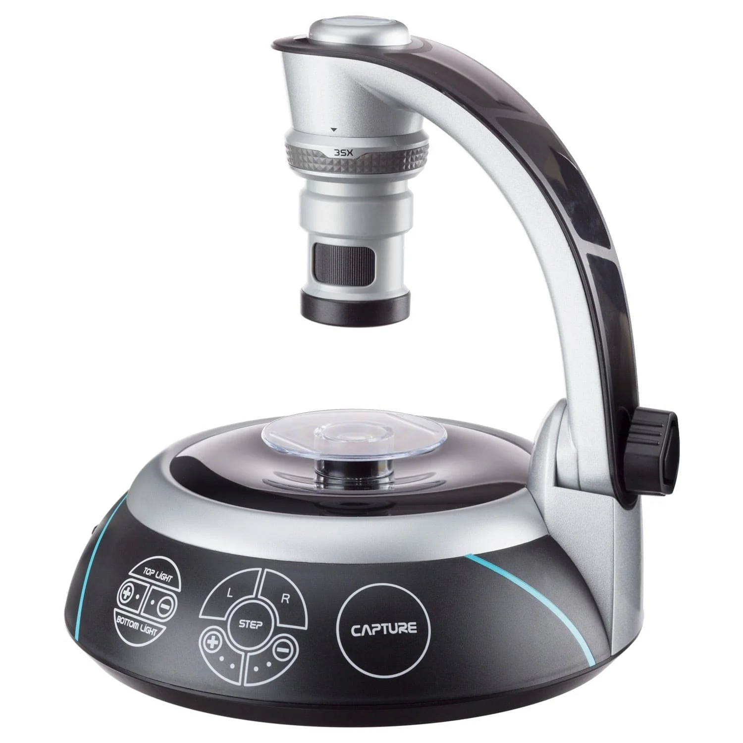 AmScope AK Series 35X-100X 1.3MP 3D Digital Microscope Kit with 360 Degree Rotating Stage