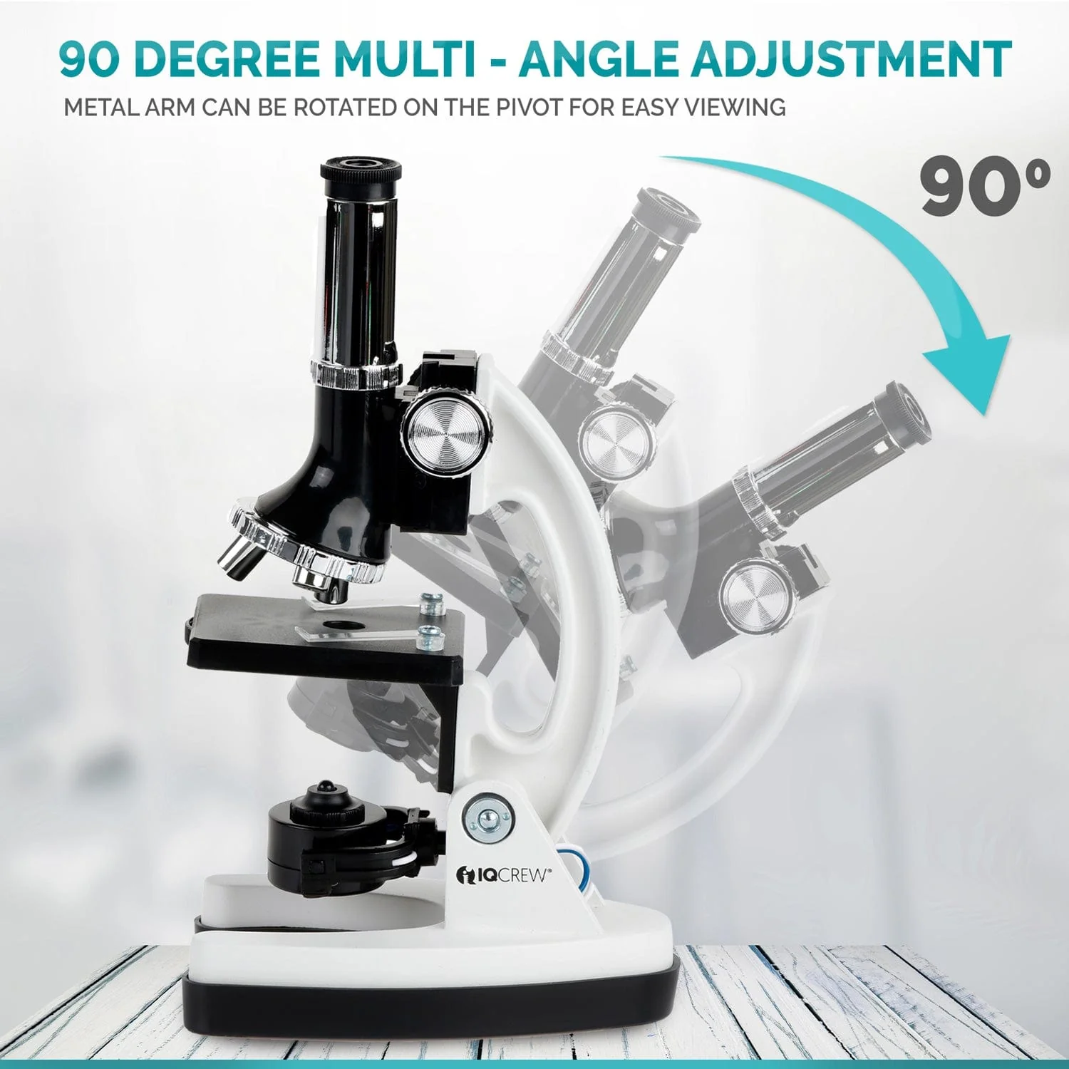 Amscope M30-BKI-PSI Monocular Compound Microscope for Kids – Up to 1200X LED Illumination STEM Education Microscopes, Student Lab Microscopes, Biological Science Microscopes - Image 8