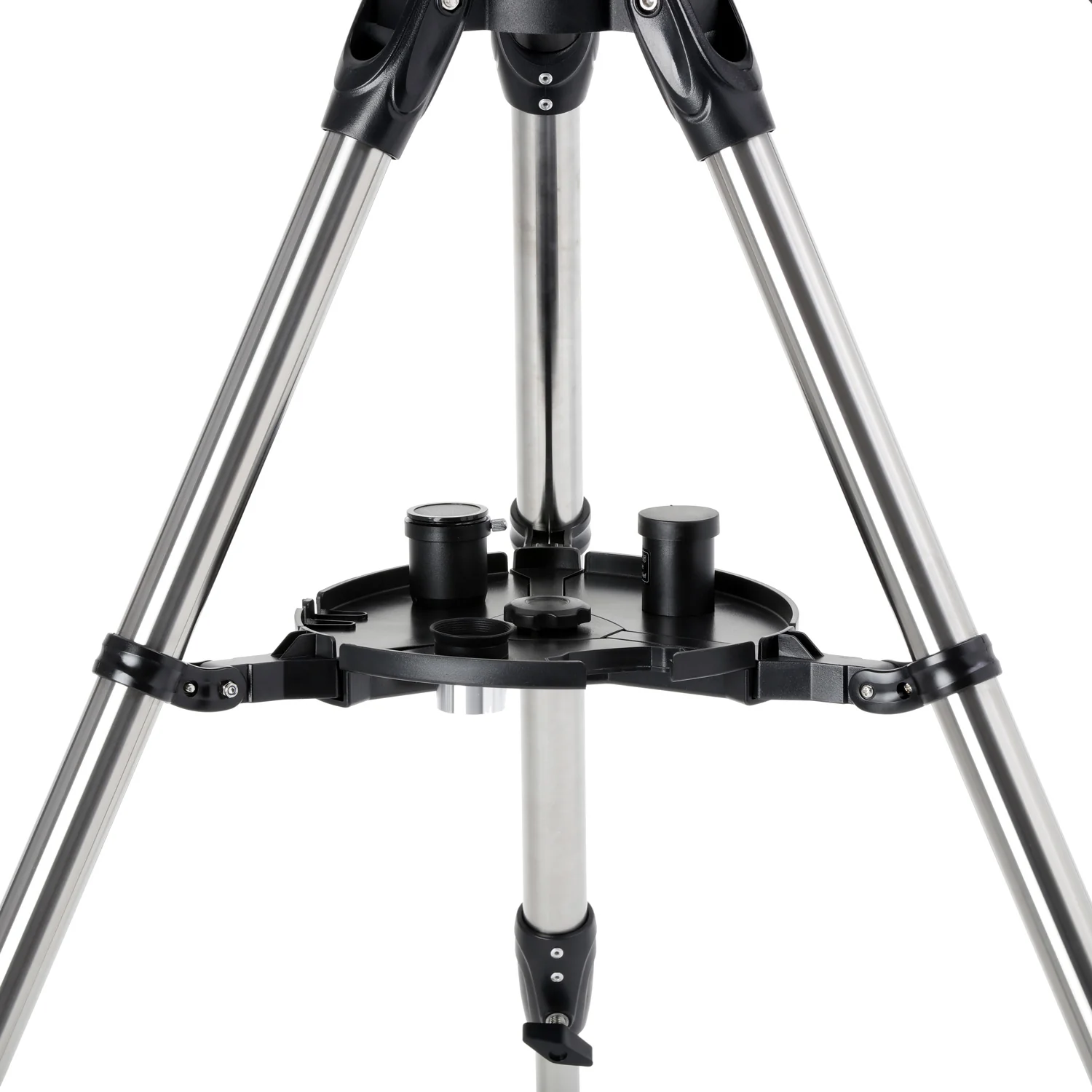 AmScope Refractor ALT-AZ Telescope with Altitude Azimuth Mount, 102mm Aperture, 660mm Focal Length, Stainless Steel Tripod and Red Dot Finder - Image 4