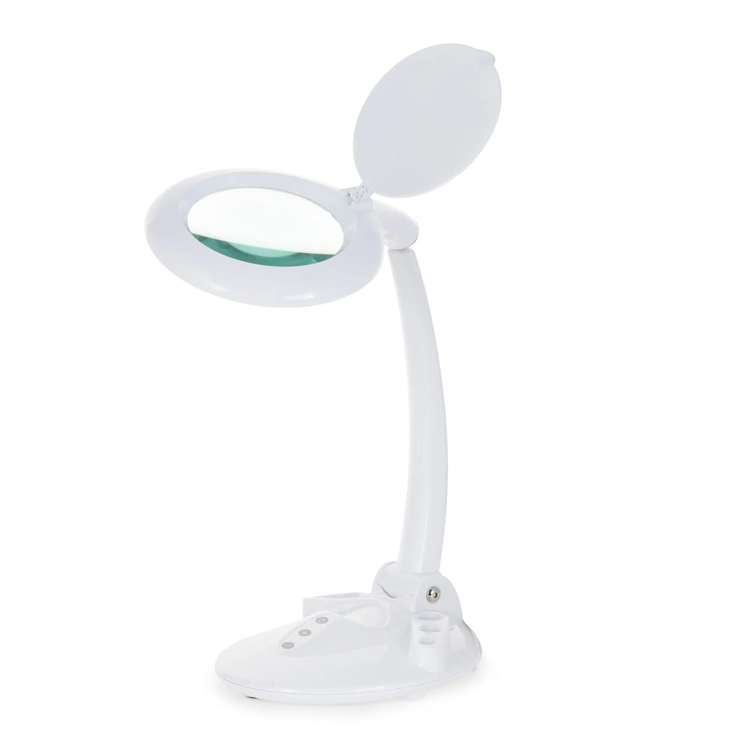 AmScope 1.75X Magnification 5" Diameter Lens 60 LED Desktop Magnifying Lamp