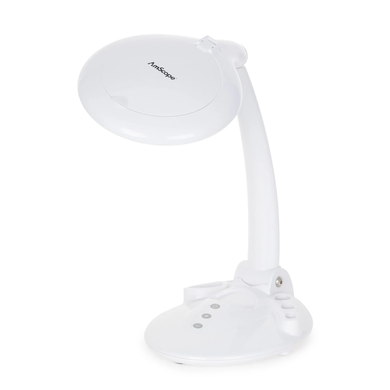 AmScope 1.75X Magnification 5" Diameter Lens 60 LED Desktop Magnifying Lamp - Image 2