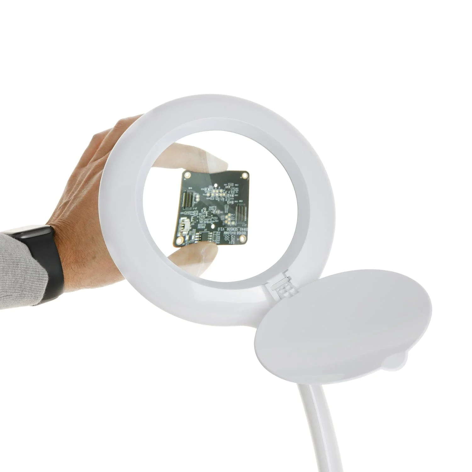 AmScope 1.75X Magnification 5" Diameter Lens 60 LED Desktop Magnifying Lamp - Image 4