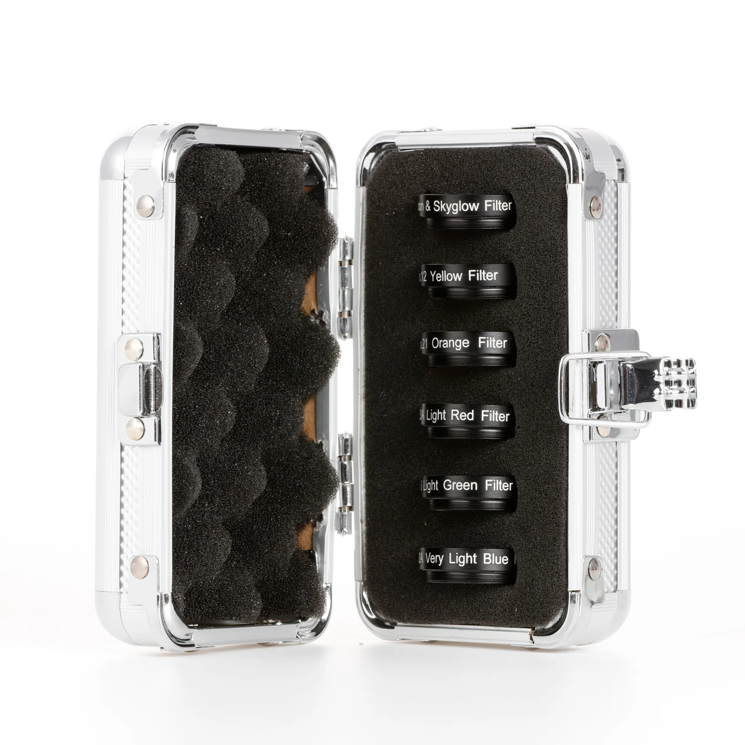 AmScope Lunar & Planetary 6-Piece 1.25" Telescope Filter Set with Aluminum Case - Image 5