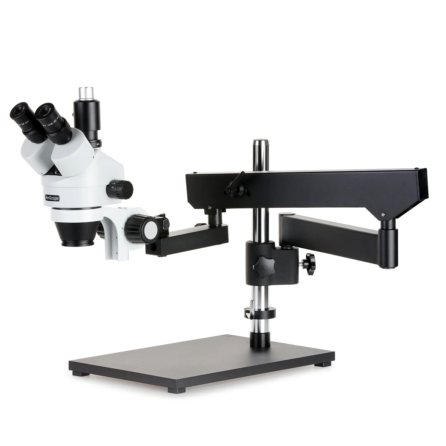 AmScope Articulating Arm with Base Plate for Stereo Microscopes - Image 3