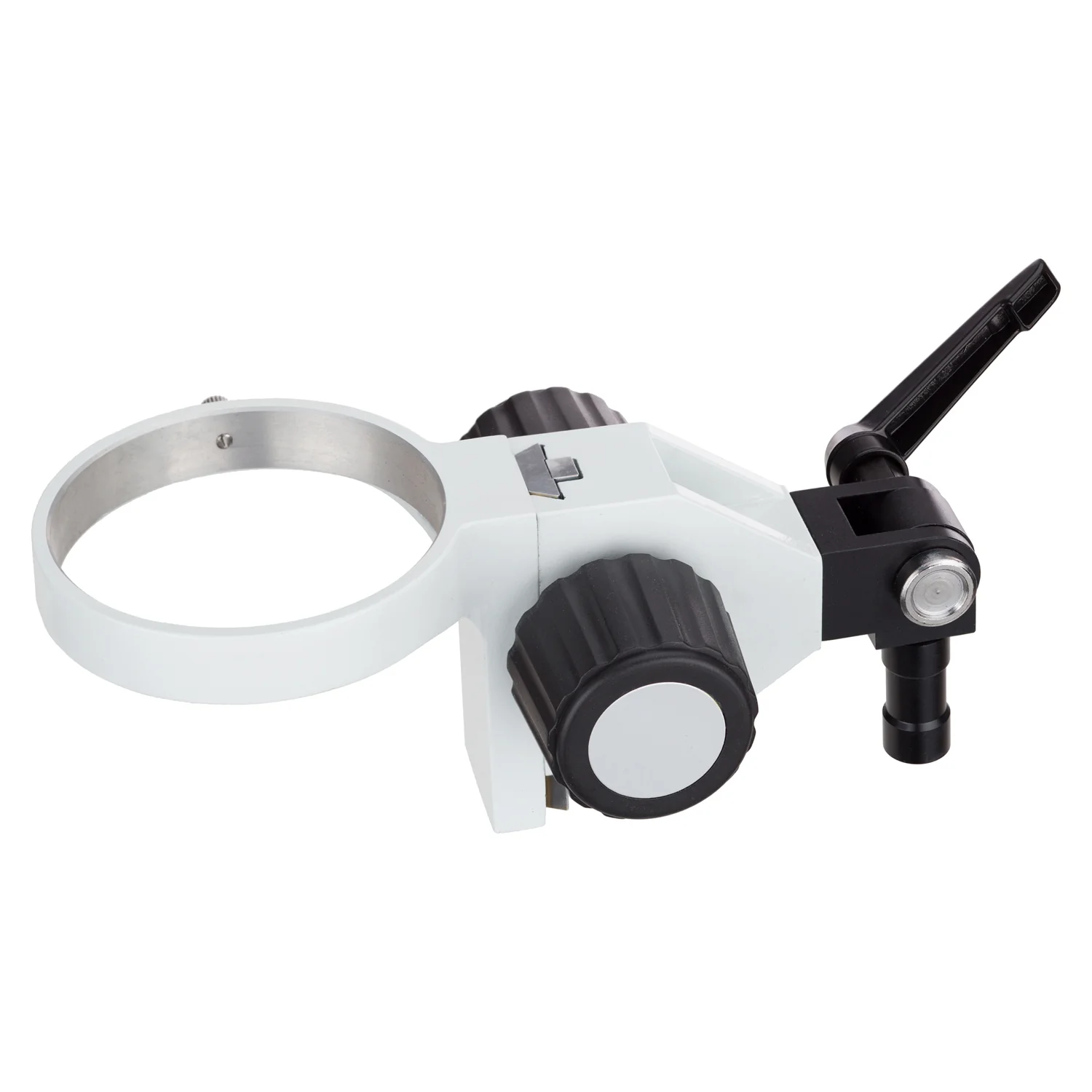 AmScope Articulating Stand with Clamp and 84mm diameter Focusing Rack for Stereo Microscopes - Image 3