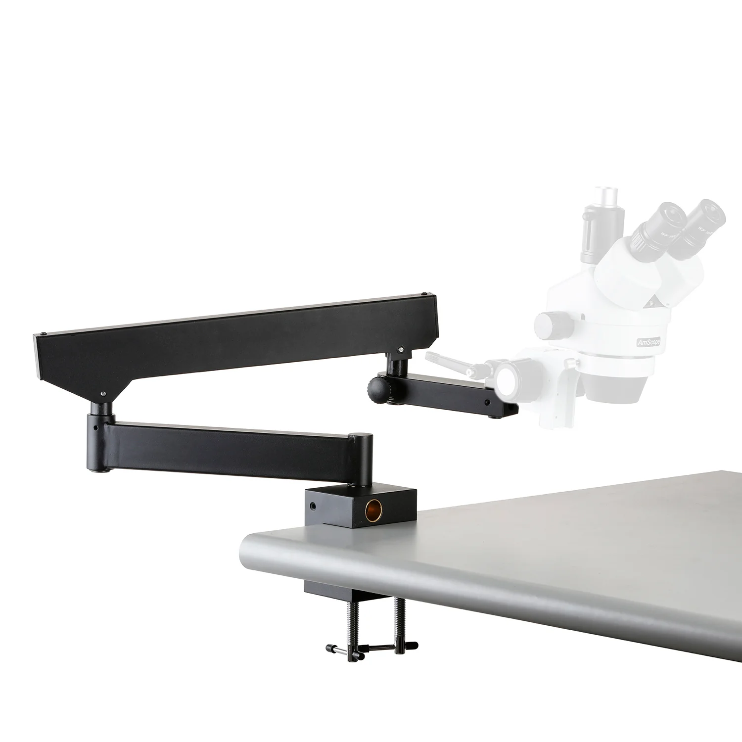 AmScope Articulating Stand with Clamp for Stereo Microscopes - Image 3