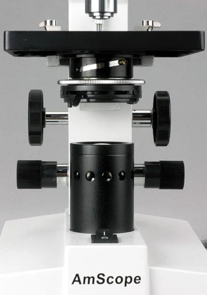 AmScope B100 Series Biological Binocular Compound Microscope 40X-2000X Magnification with LED and 5MP USB Digital Camera - Image 5
