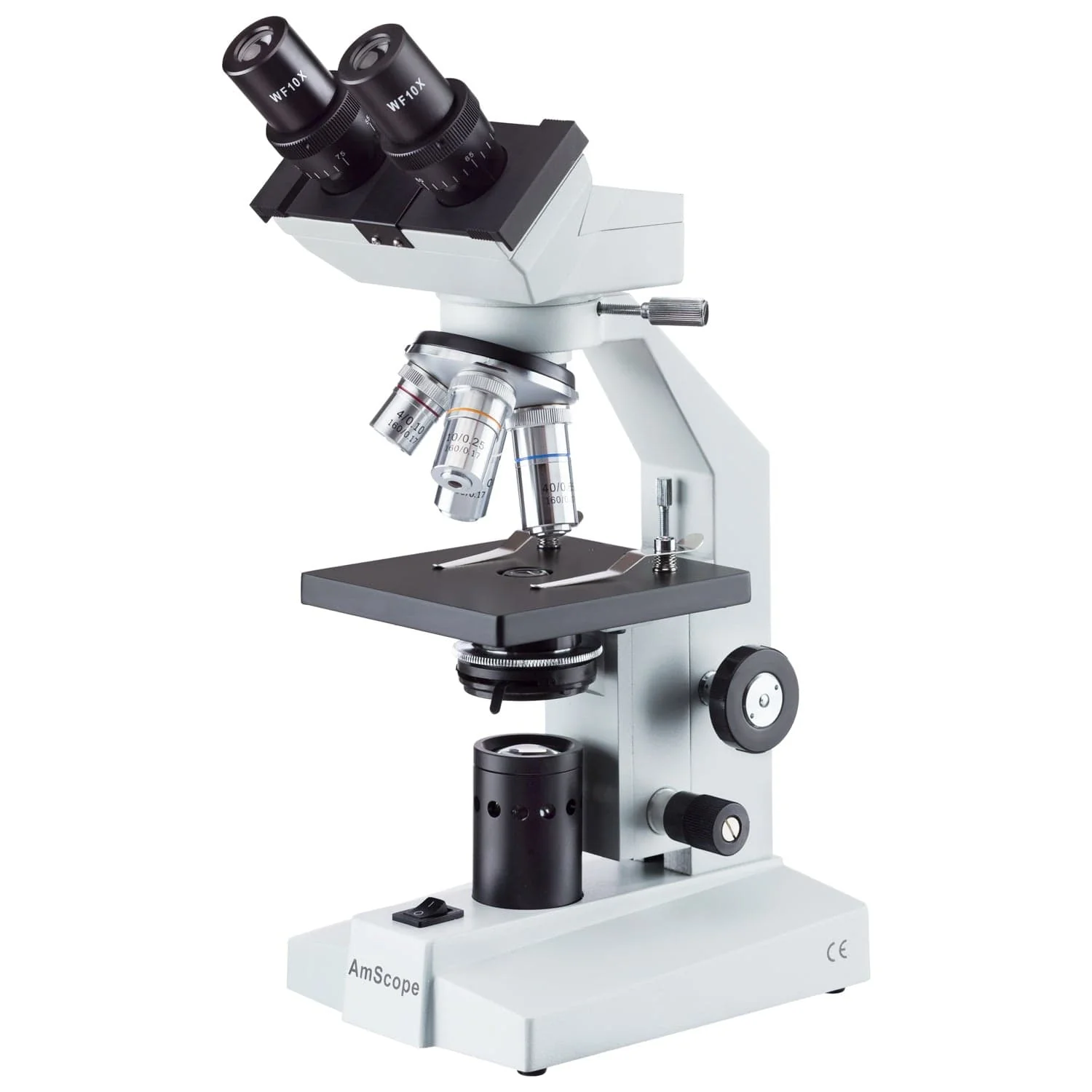 Amscope B100C Monocular Compound Microscope for Kids STEM Education Microscopes, Student Lab Microscopes, Biological Science Microscopes