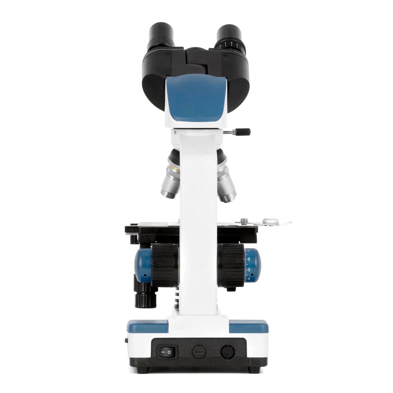 AmScope B020 Series Lab Binocular Compound Microscope 40X-2500X Magnification with LED, 3D Stage, Slide and Cleaning Kit - Image 6