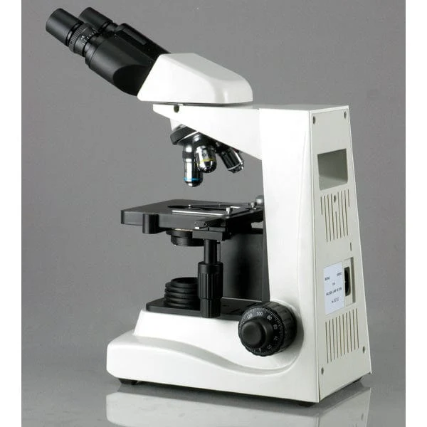 AmScope B600 Series Advanced Turret Phase Contrast Binocular Compound Microscope 40X-1600X Magnification - Image 5