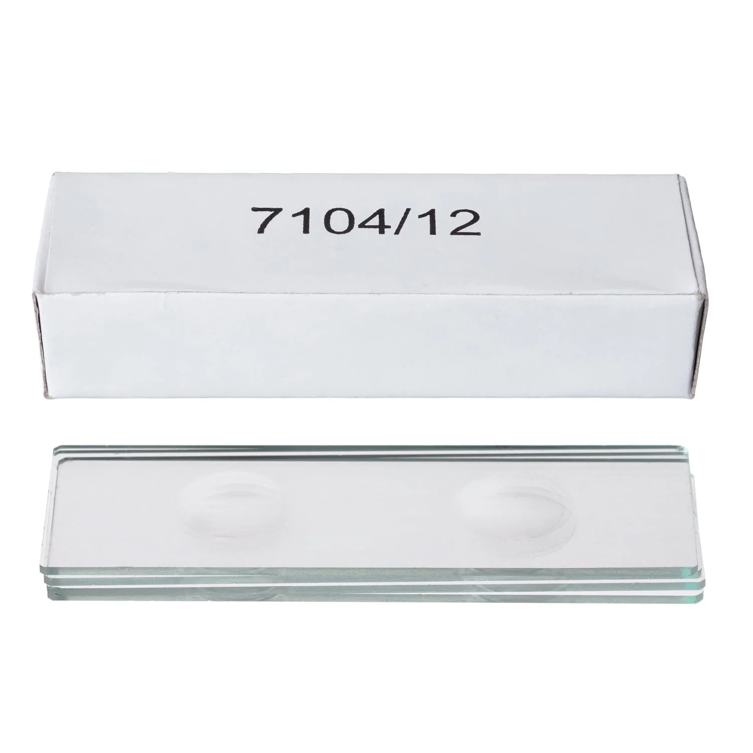 AmScope Double Depression Concave Microscope Slides Pack of 12