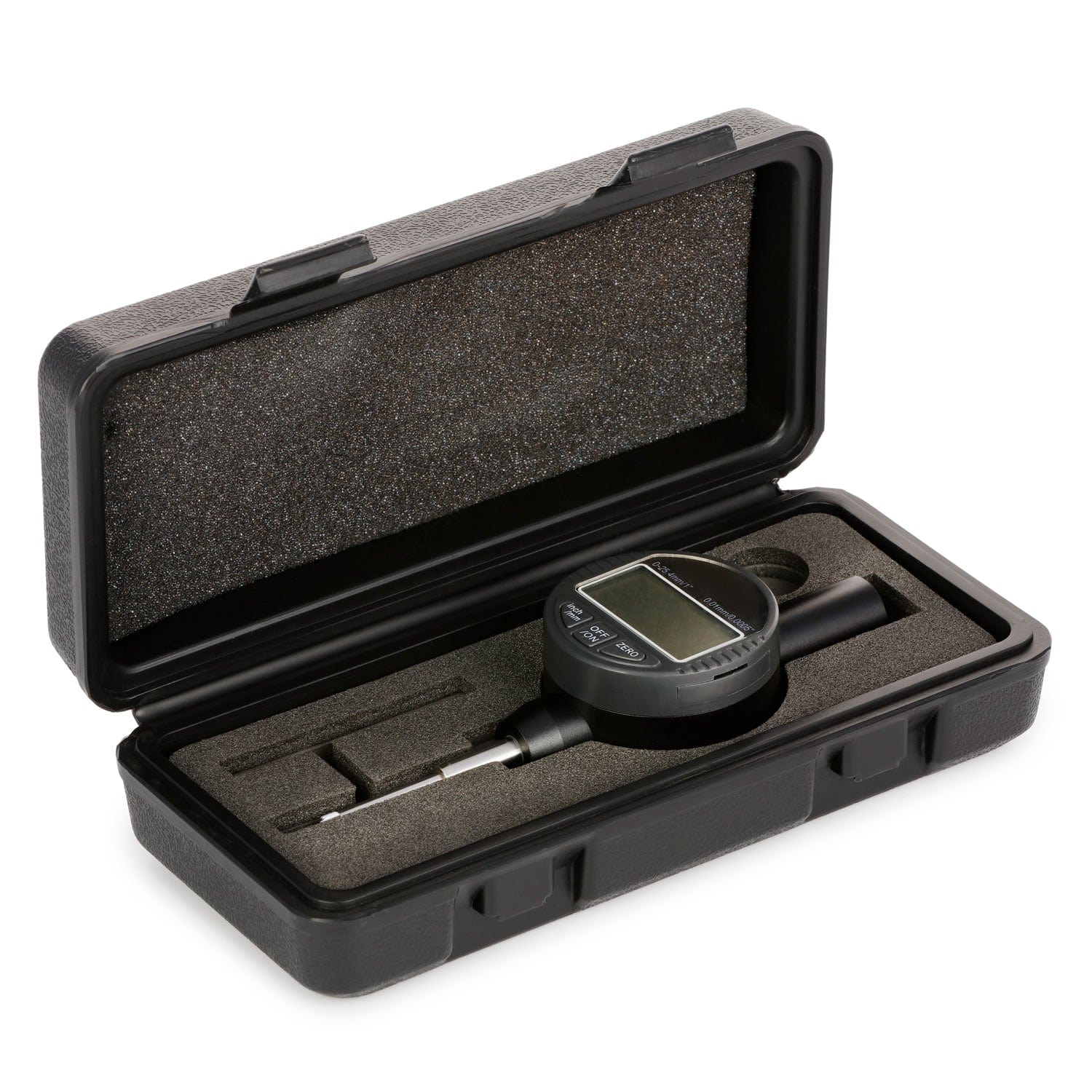 AmScope Digital Dial Indicator 3V w/ ±0-25.4mm/1" Range, ±0.01mm Accuracy, & Data Transfer Cable - Image 3