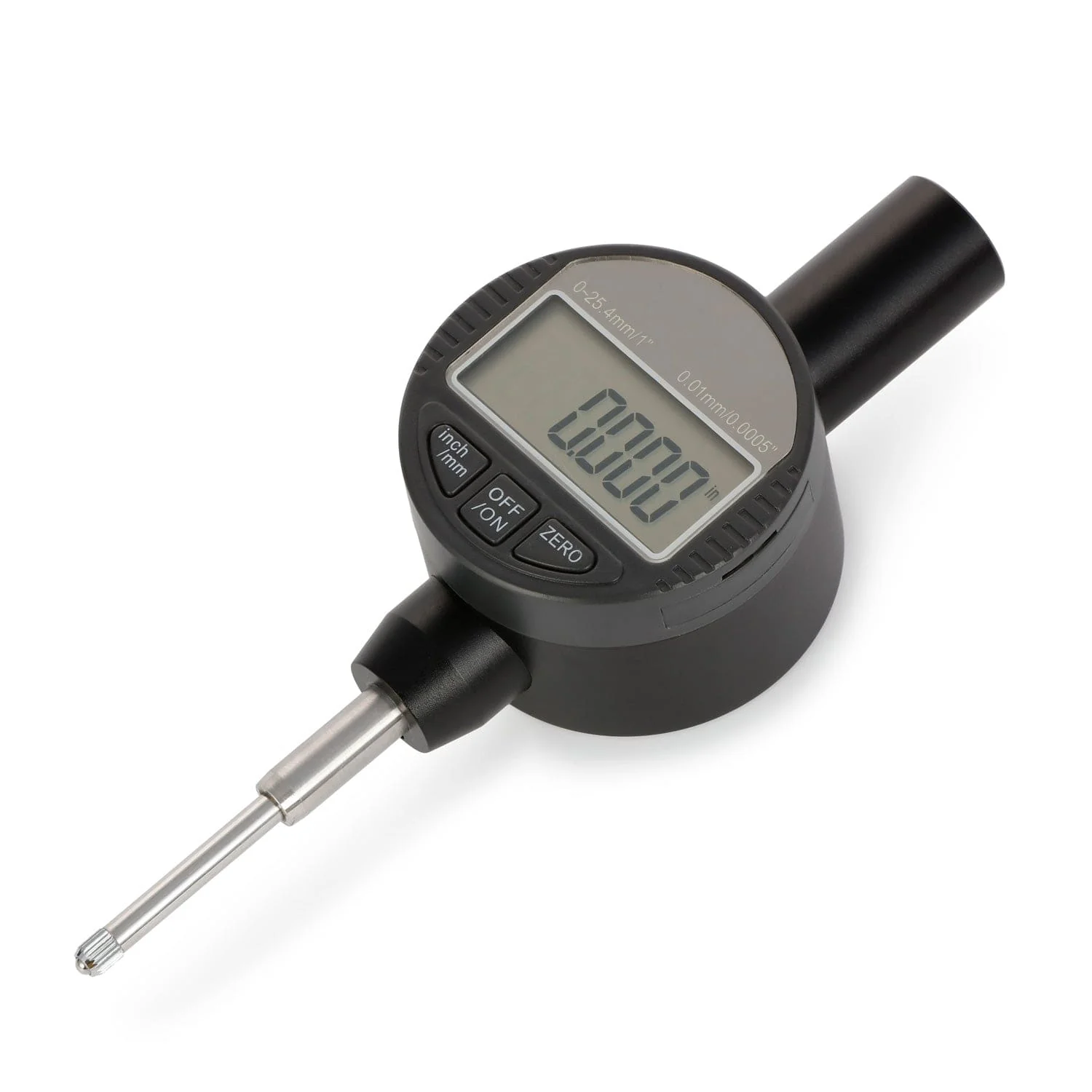 AmScope Digital Dial Indicator 3V w/ ±0-25.4mm/1" Range, ±0.01mm Accuracy, & Data Transfer Cable - Image 4