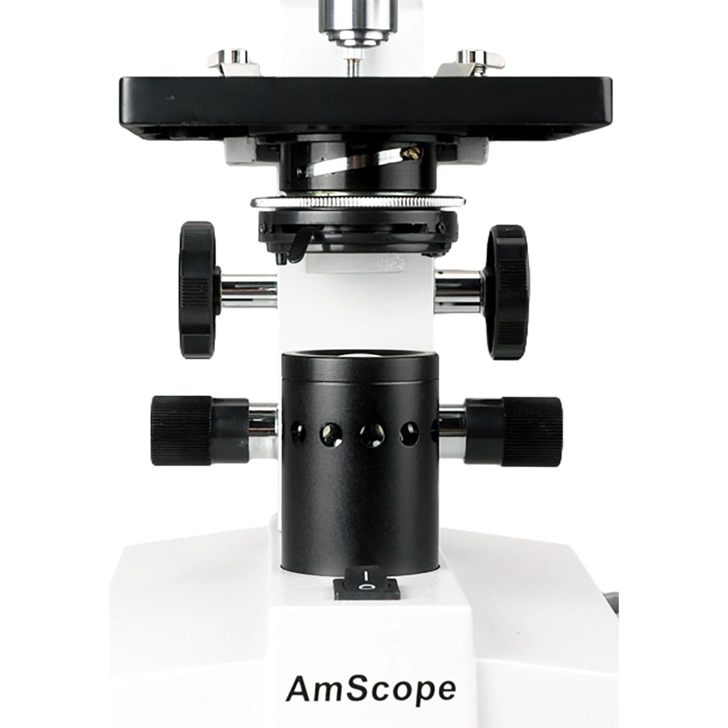AmScope B100 Series Biological Binocular Compound Microscope with LED, Prepared, Blank Slide Kit and Optional Digital Camera - Image 5