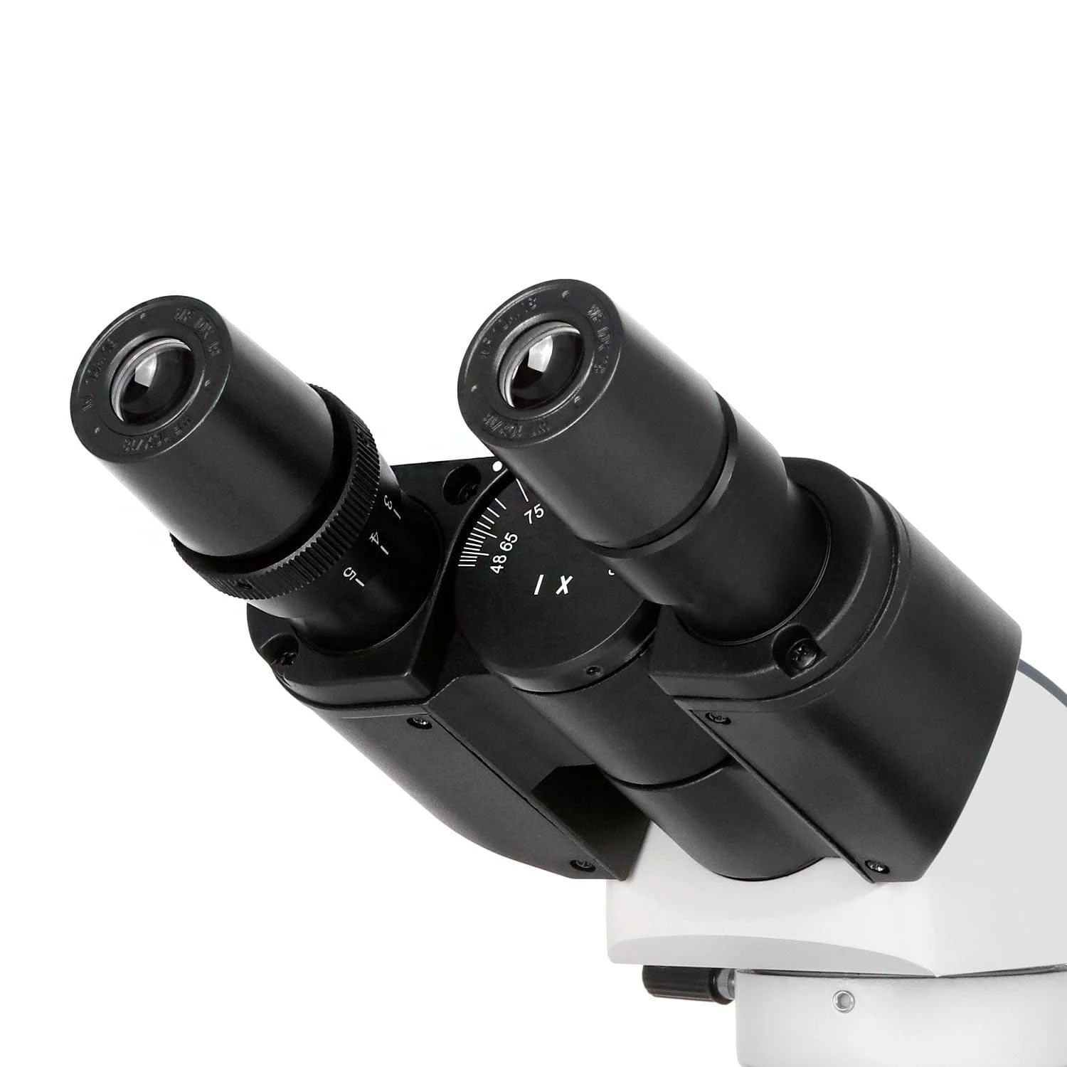 AmScope B270 Series Advanced Student & Professional Binocular Compound Microscope w/ Ergonomic Design, Microbe Resistant Coating, Optional Digital Camera, one set of 50 pack blank slides, 100 pack cover slips and 25 transfer pipettes - Image 6