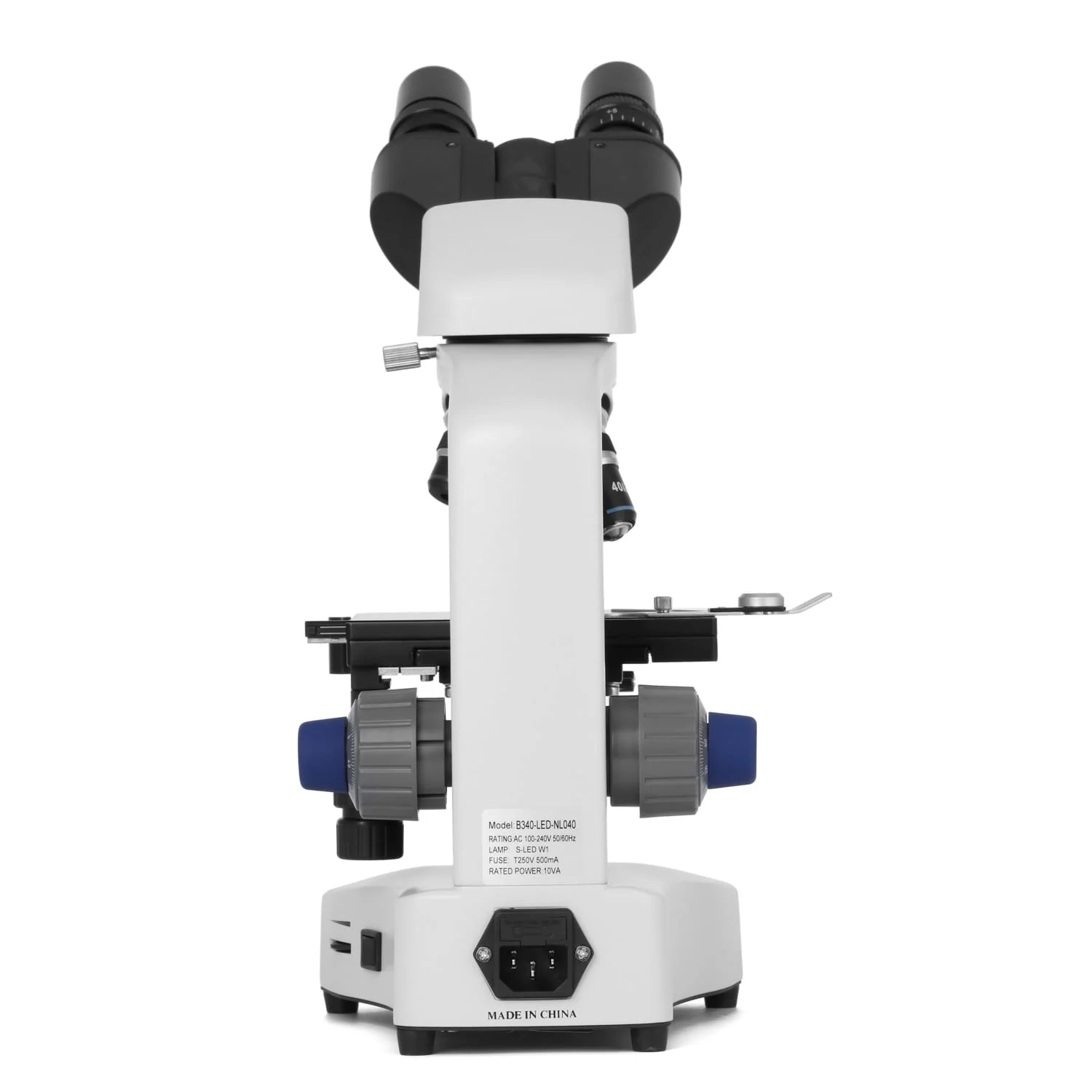 AmScope B340 Series Darkfield Binocular Compound Microscope with 3W LED and Optional Digital Camera - Image 10