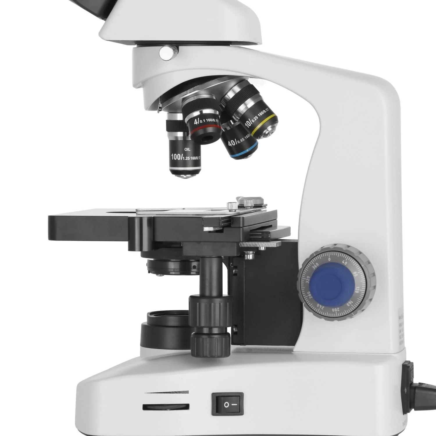 AmScope B340 Series Darkfield Binocular Compound Microscope with 3W LED and Optional Digital Camera - Image 13