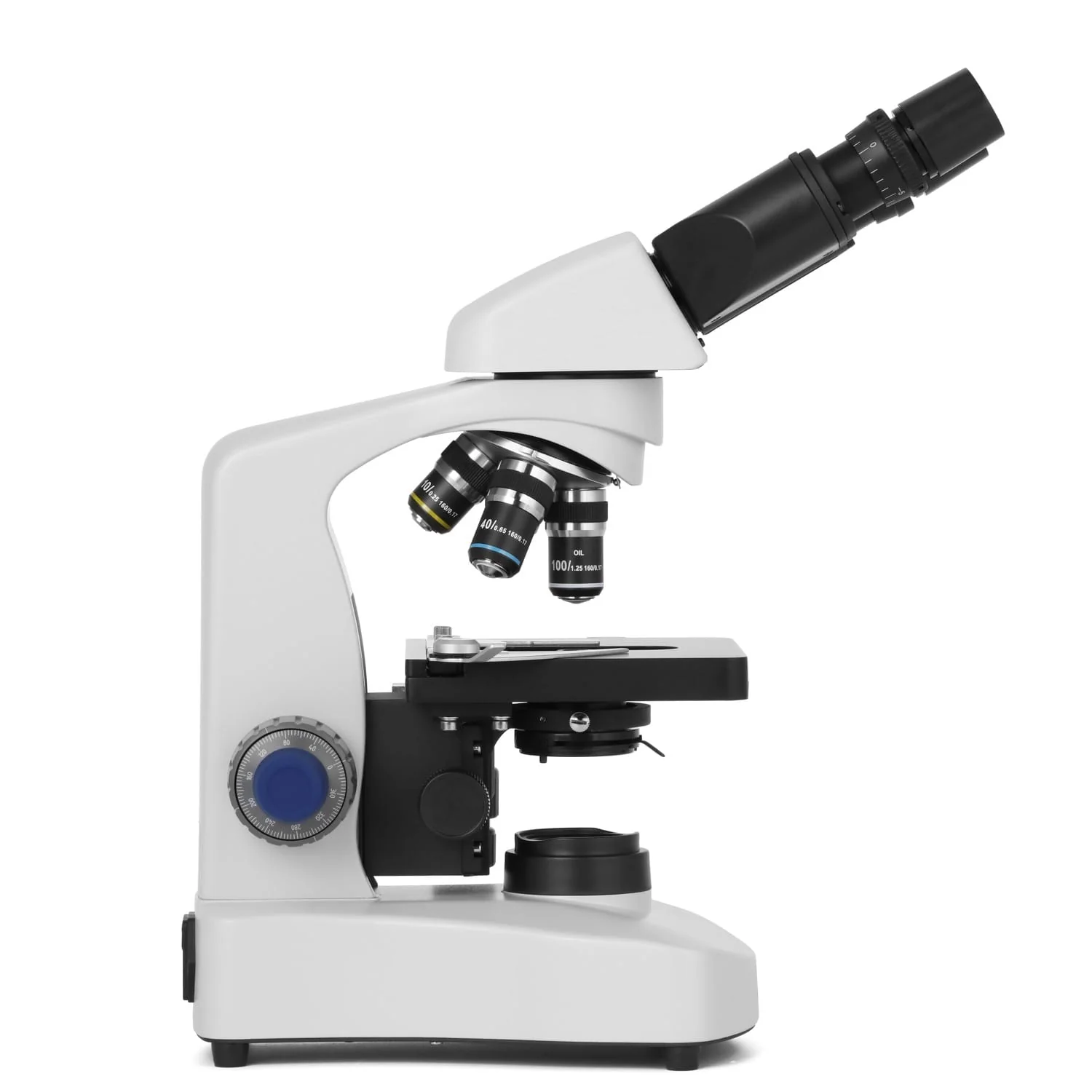 AmScope B340 Series Darkfield Binocular Compound Microscope with 3W LED and Optional Digital Camera - Image 9