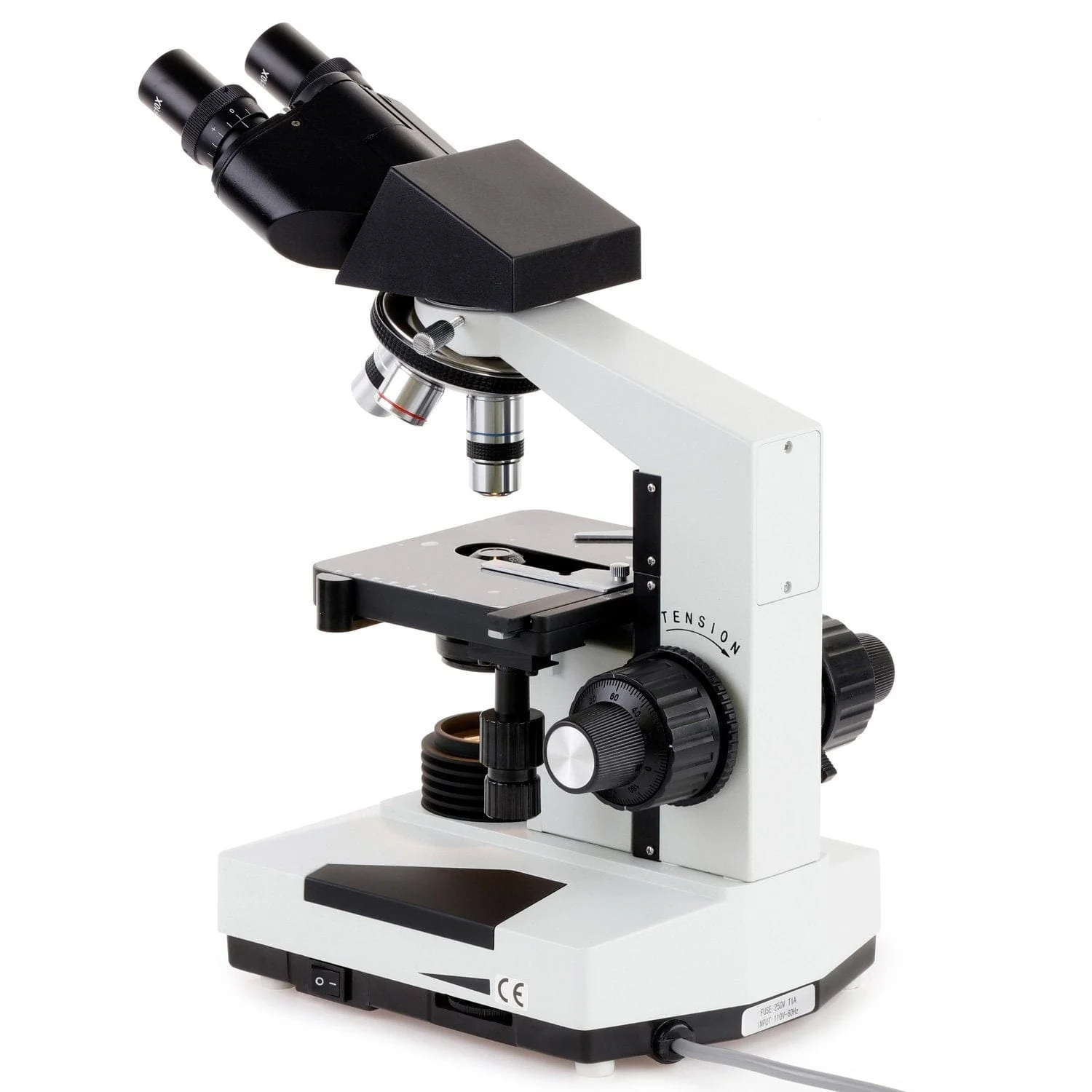 AmScope B490 Series Professional Biological Binocular Compound Microscope With 20W Halogen, 3D Mechanical Stage and Optional Digital Camera - Image 8