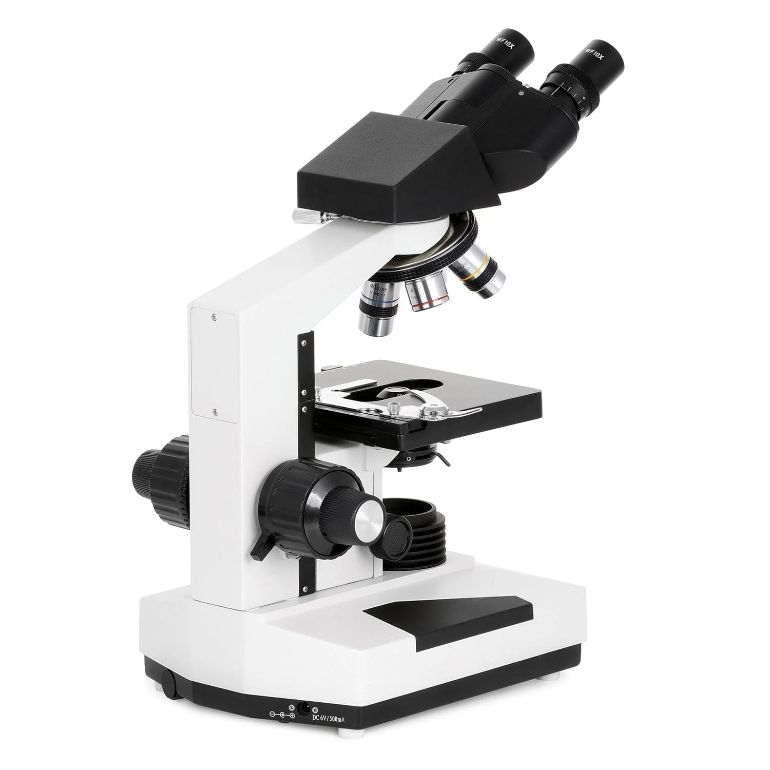 AmScope B490 Series Professional LED Biological Binocular Compound Microscope w/3D Mechanical Stage and Optional Digital Camera - Image 8
