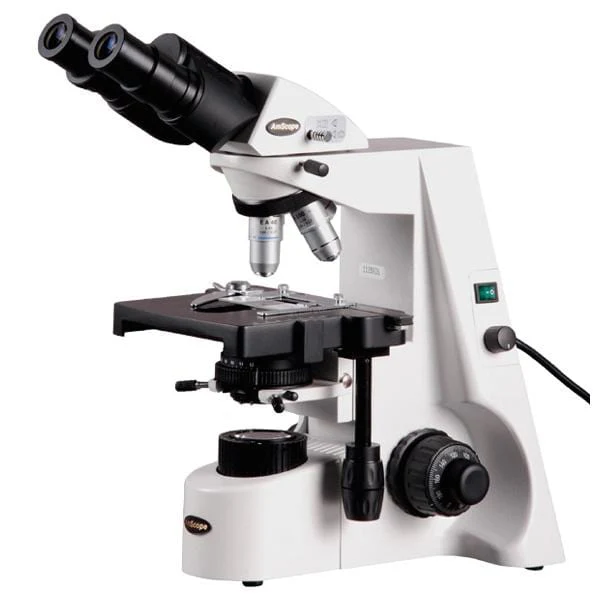 AmScope B690 Series Binocular Compound Microscope with Koehler Illumination, Plan Optics and Optional Camera