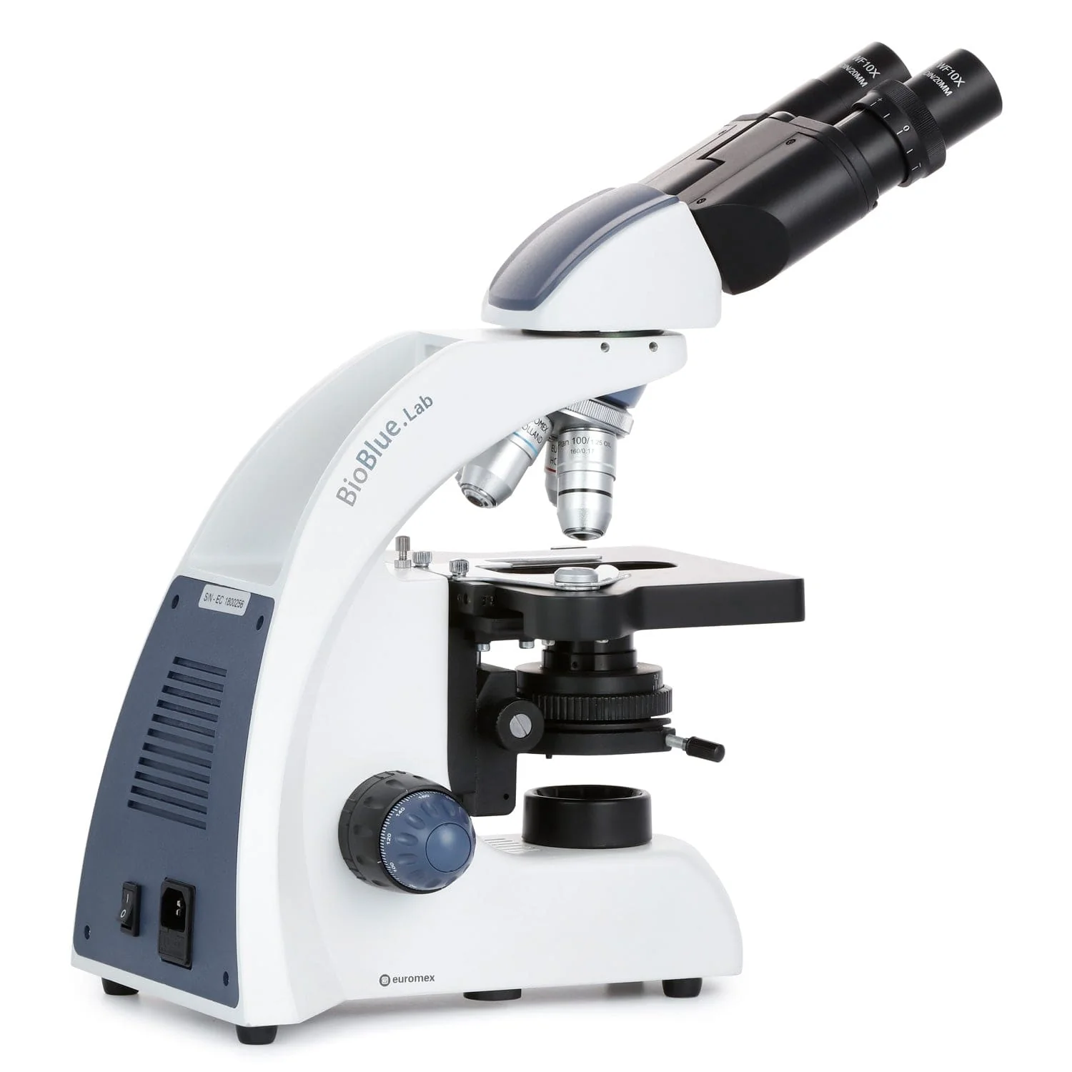 Euromex BioBlue Series Lab Binocular Compound Microscope 40X-1000X Magnification with Plan Objectives - Image 2