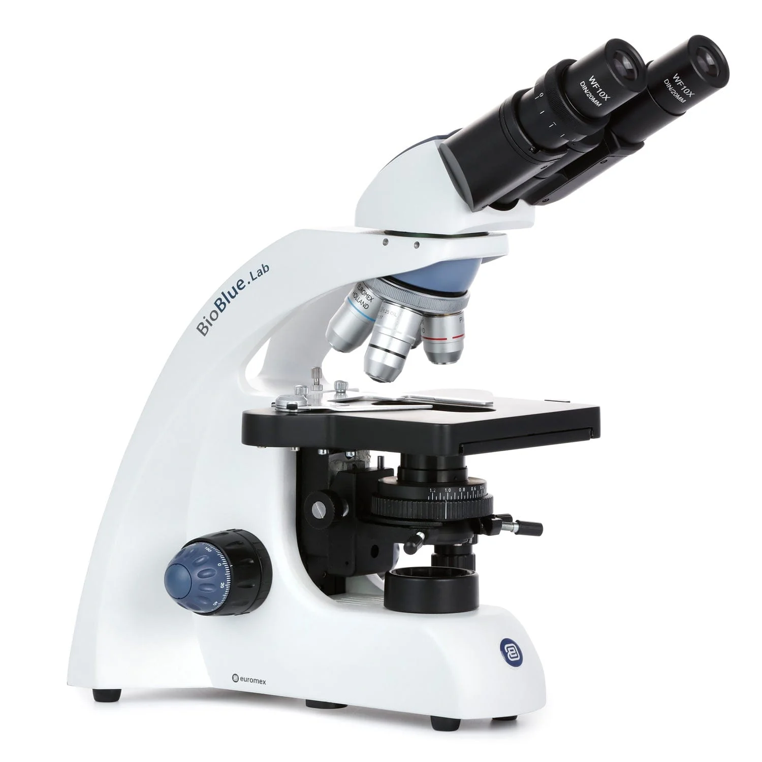 Euromex BioBlue Series Lab Binocular Compound Microscope 40X-1000X Magnification with Plan Objectives - Image 4