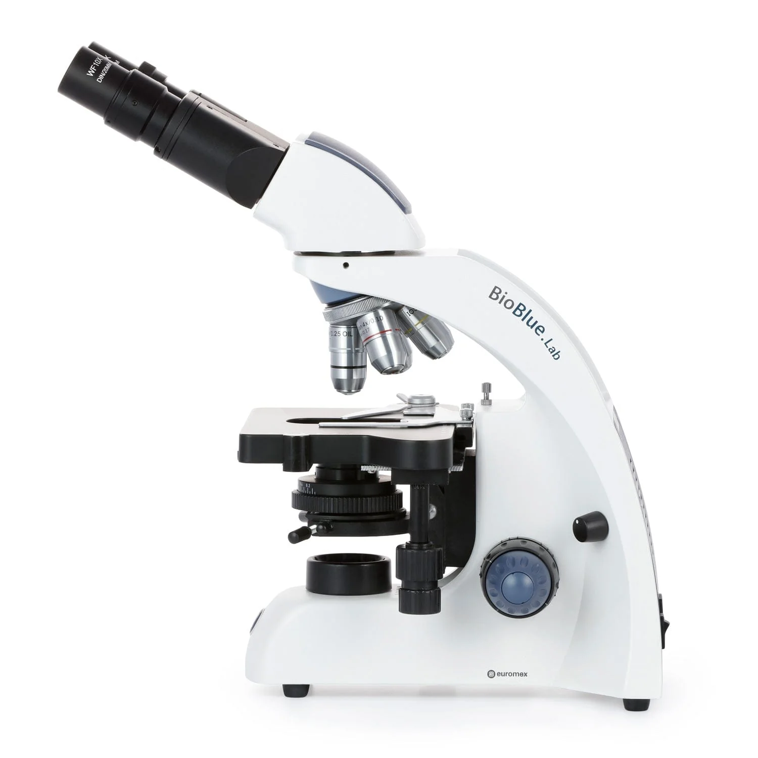 Euromex BioBlue Lab Binocular Compound Microscope 40X-1000X Magnification withPlan IOS Objectives - Image 6