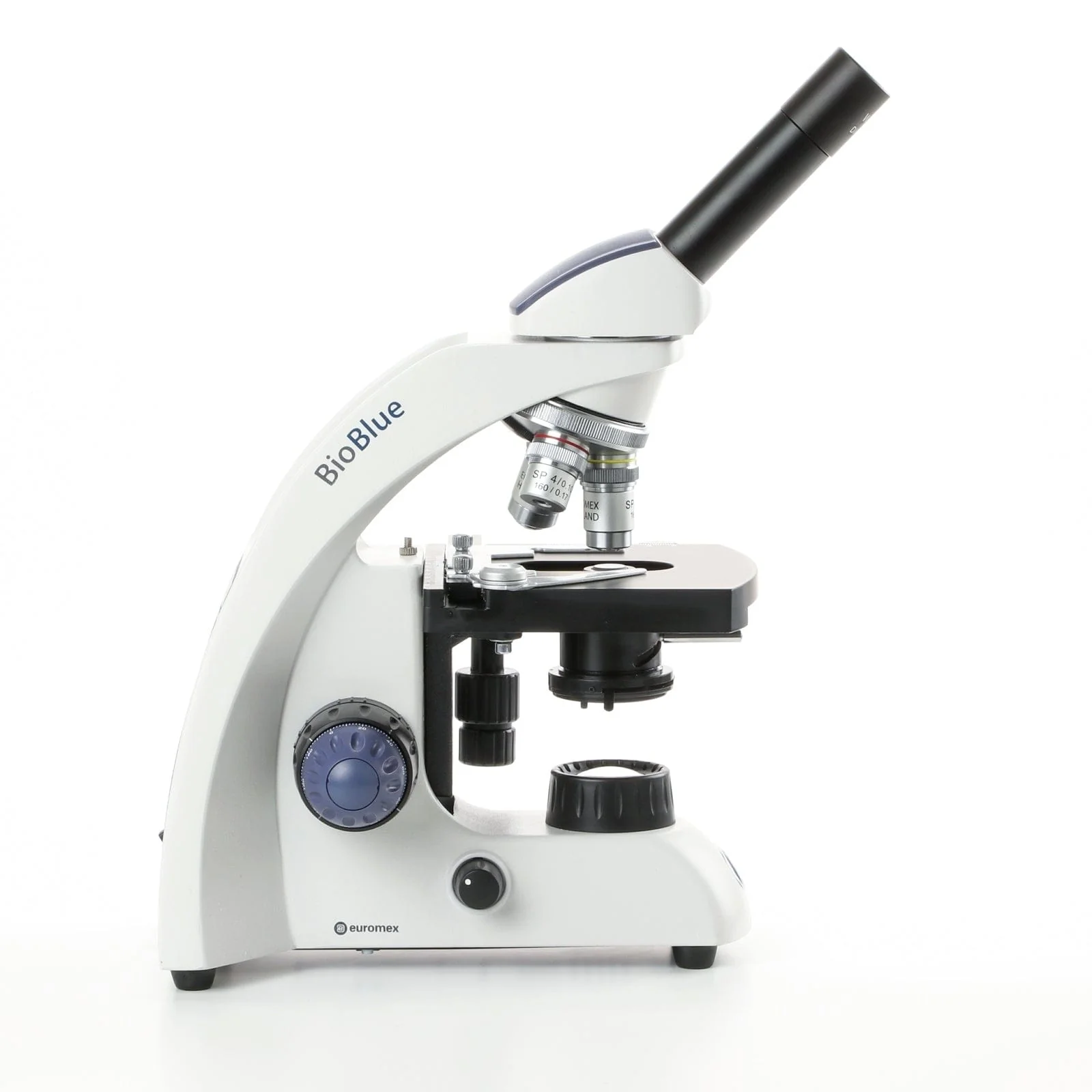 Euromex BioBlue Series Portable Monocular Compound Microscope with Mechanical X-Y Stage - Image 5