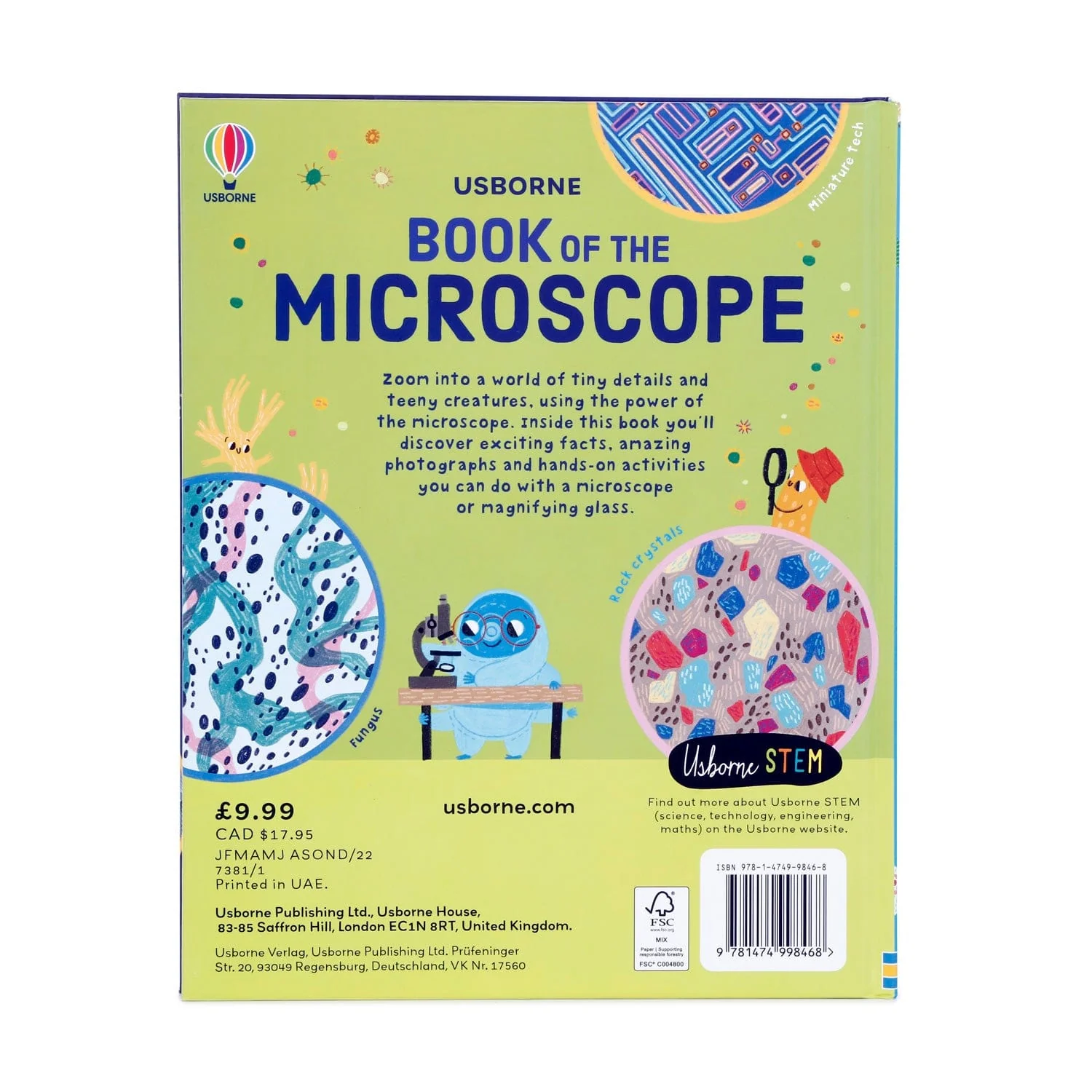 AmScope Book of the Microscope by Alice James: A Practical Introduction with Projects and Activities - Image 2