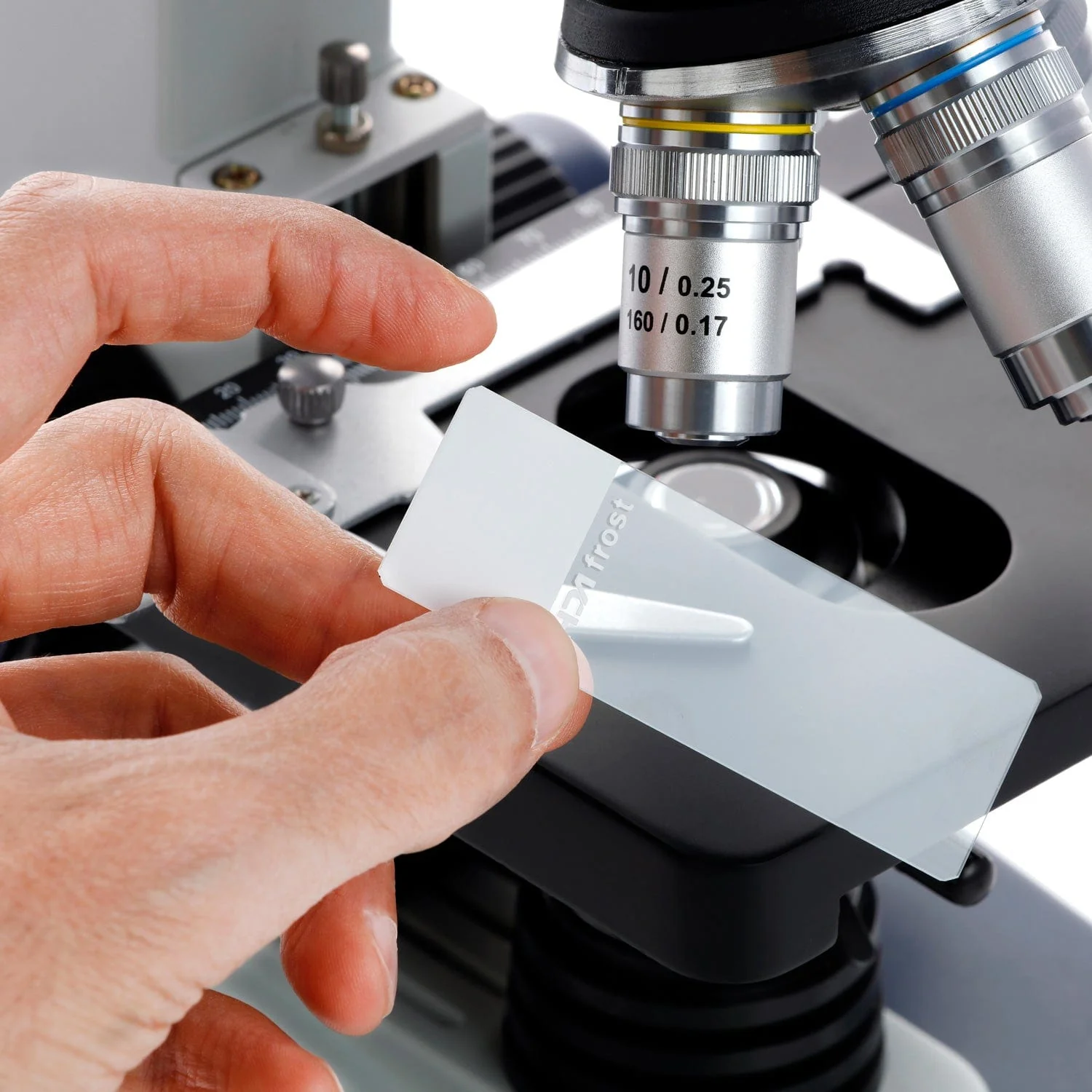 AmScope 50pc Blank Slides with Polysine Coating - Image 3