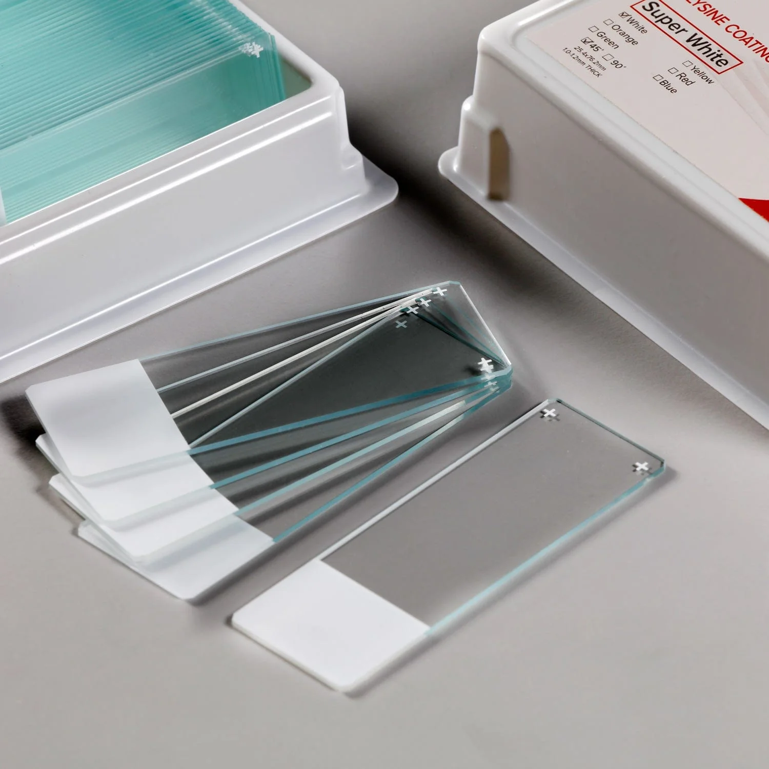 AmScope 72pc Blank Slides with Polysine Coating - Image 6