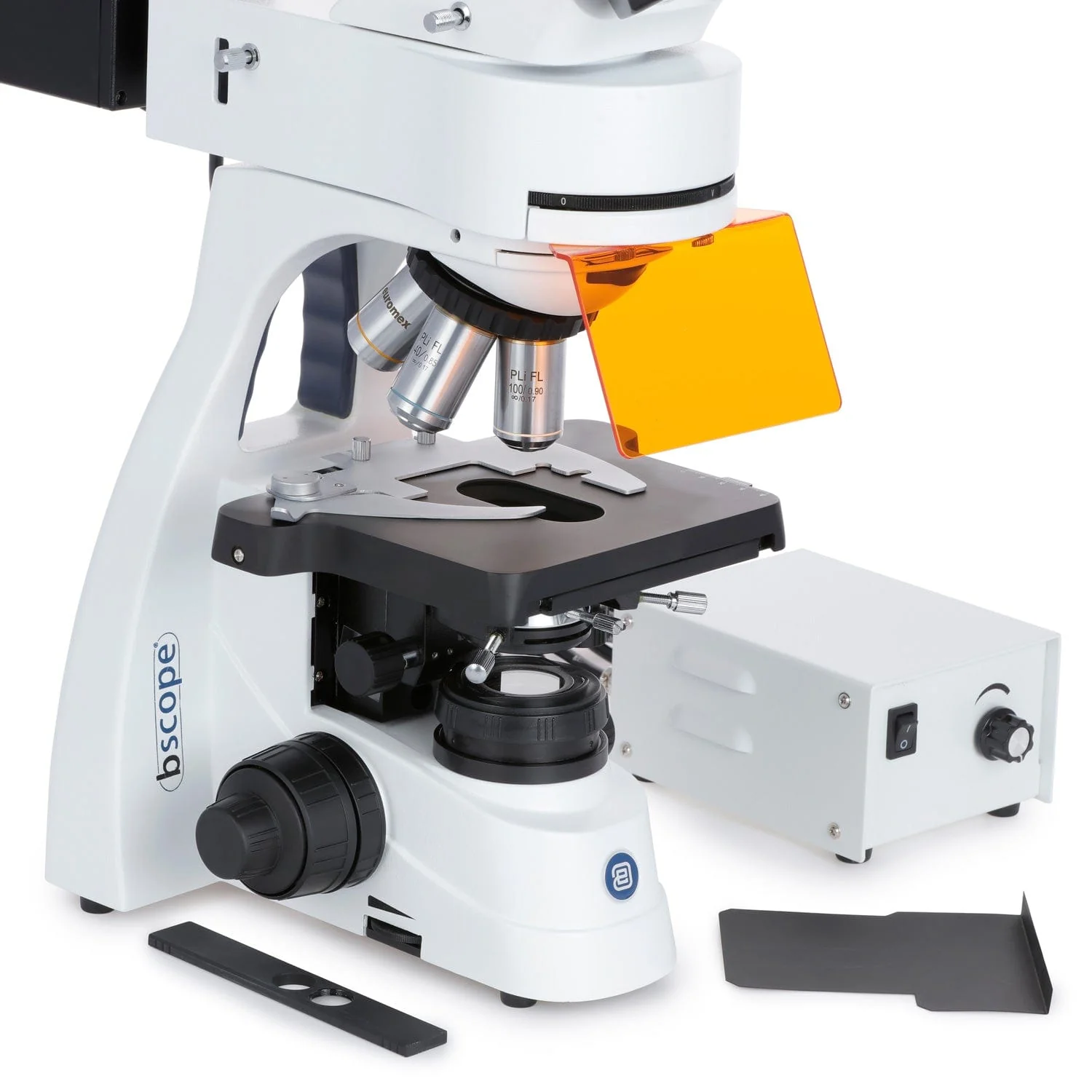 Euromex bScope Series Trinocular Compound Microscope 40X-1000X Magnification with Epi-Fluorescence (Blue, Green, Violet, and Ultra-violet) - Image 2