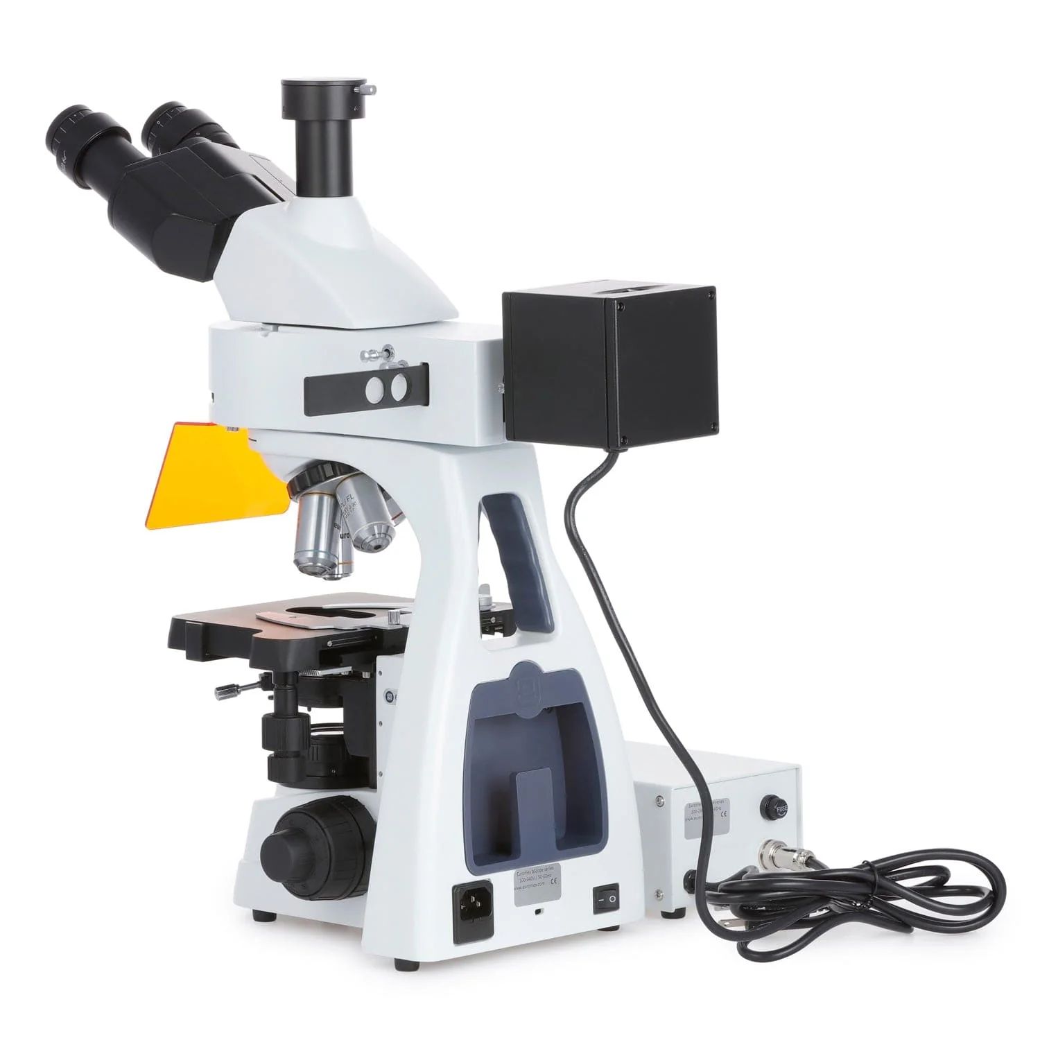 Euromex bScope Series Trinocular Compound Microscope 40X-1000X Magnification with Epi-Fluorescence (Blue, Green, Violet, and Ultra-violet) - Image 5